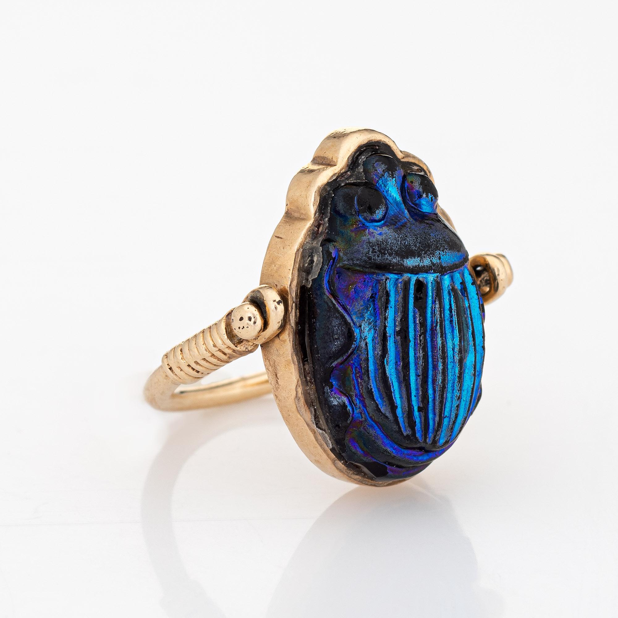 yellow scarab beetle