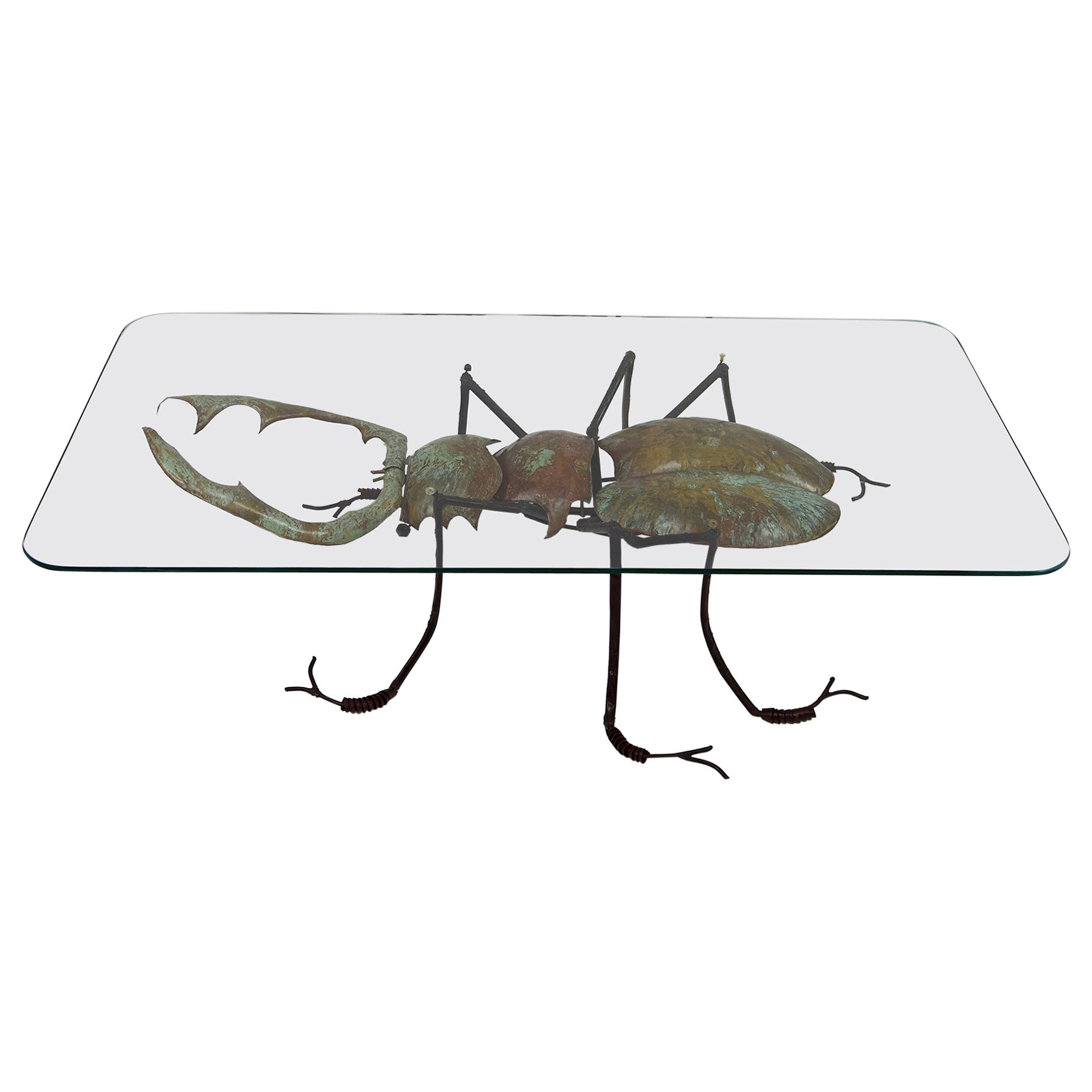 Table basse Scarabée de François Melin, France, circa 1970 en vente