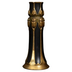 Bronze Art Nouveau Scarab Vase by Christofle