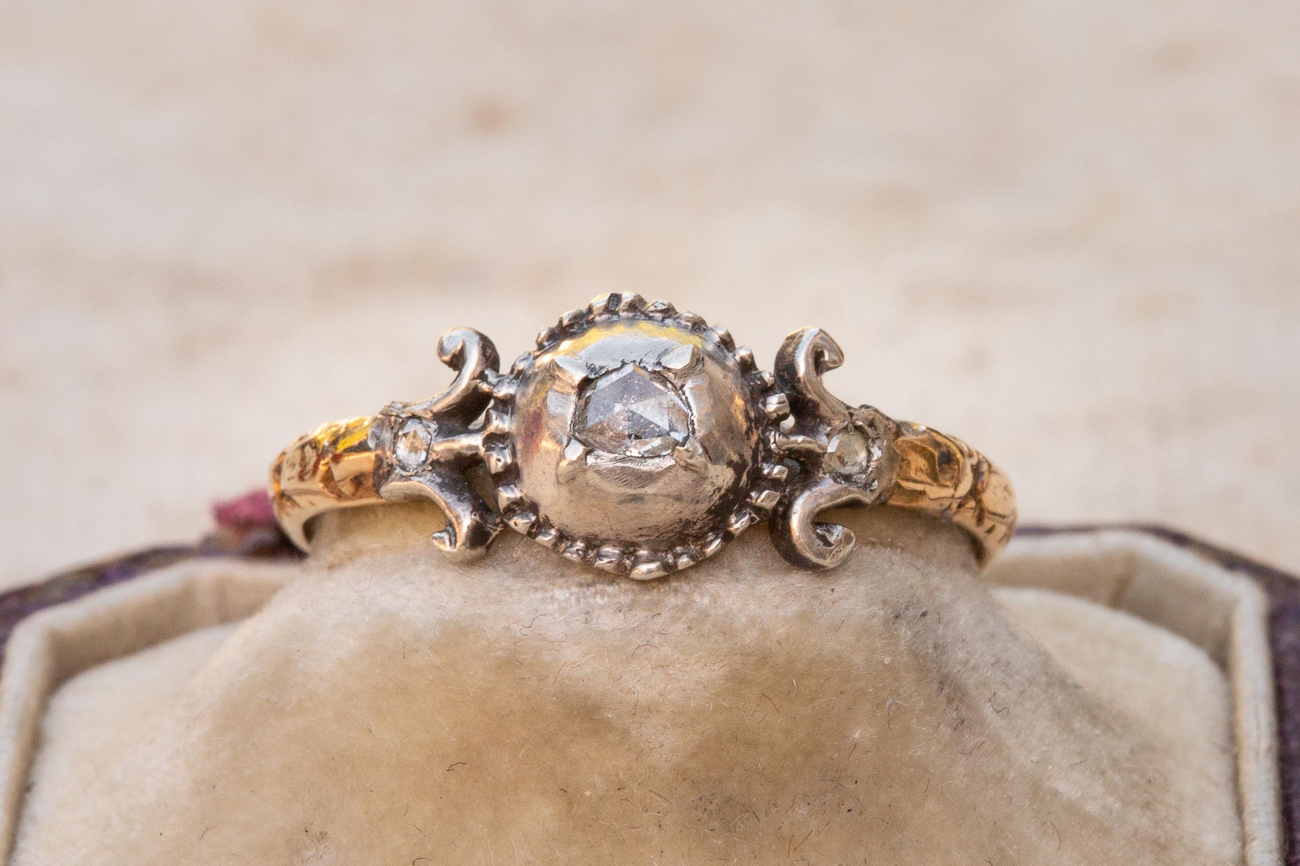 rococo gem ring