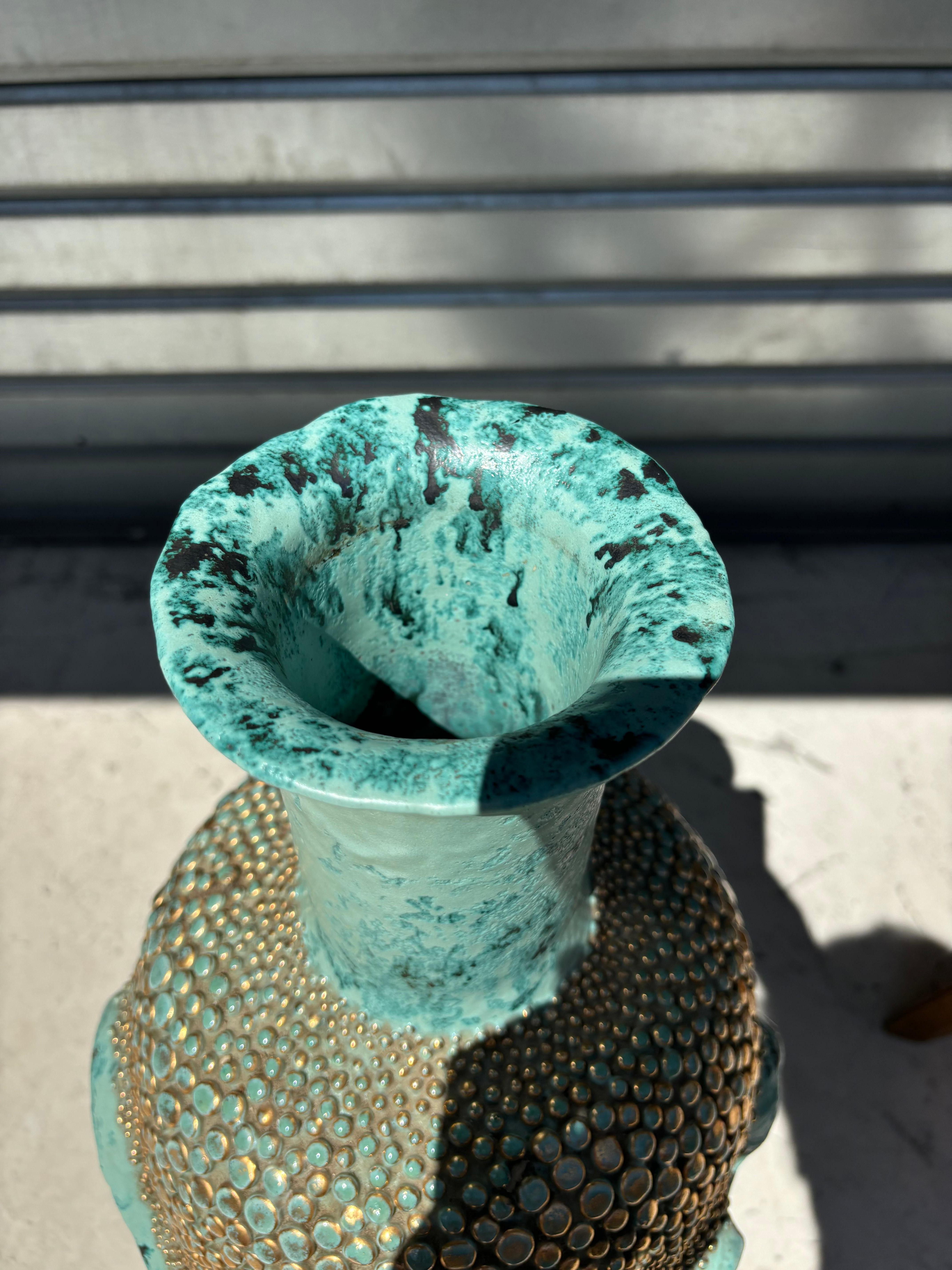 Scarce and big vase by Léon Arthur Tuntundjian For Sale 6
