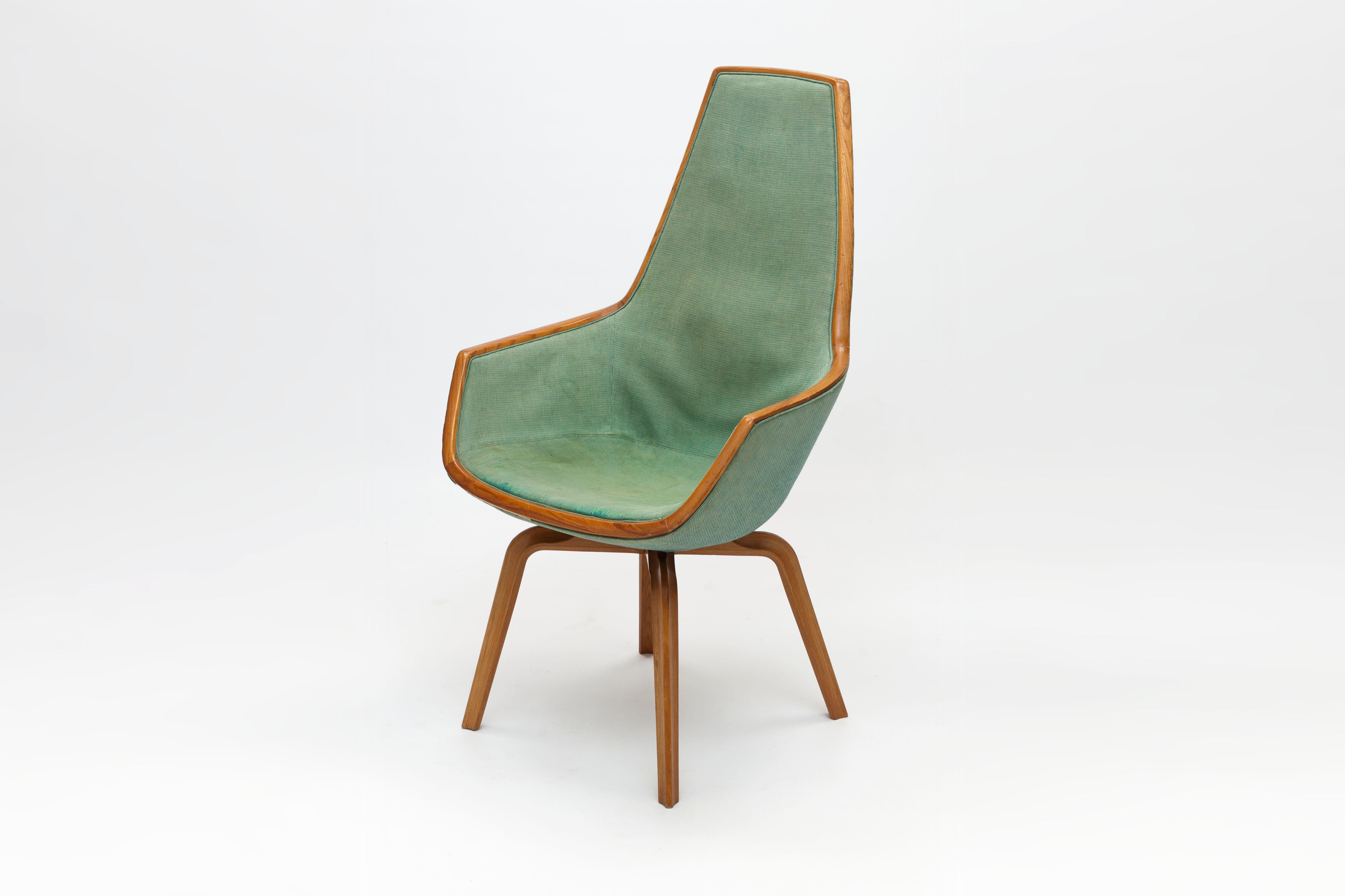 Scandinavian Modern Scarce Arne Jacobsen Giraffe Chair by Fritz Hansen Denmark, 1959