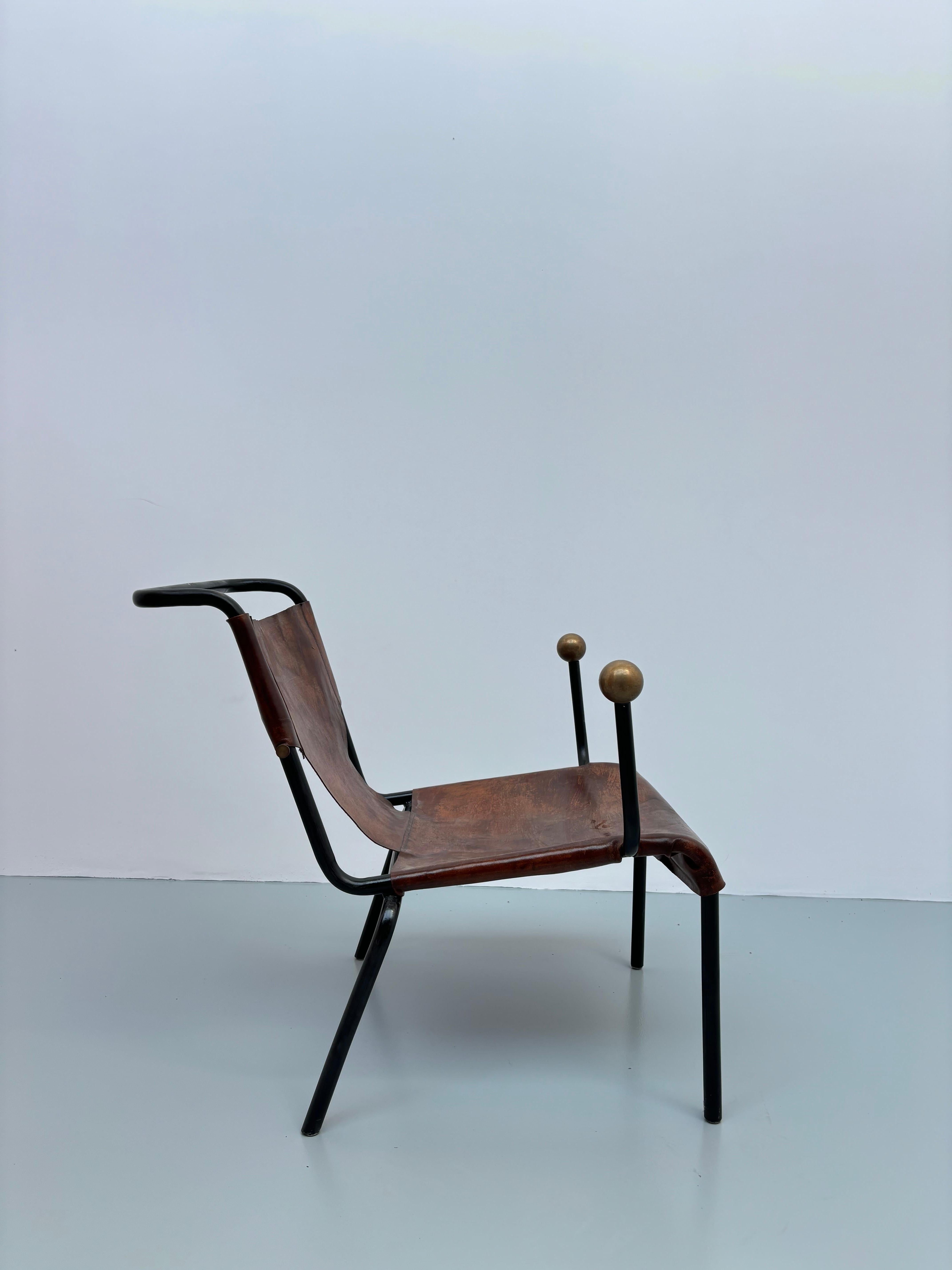 Seltener Bola-Stuhl von Lina Bo Bardi, frühe Ausgabe (Ende des 20. Jahrhunderts) im Angebot