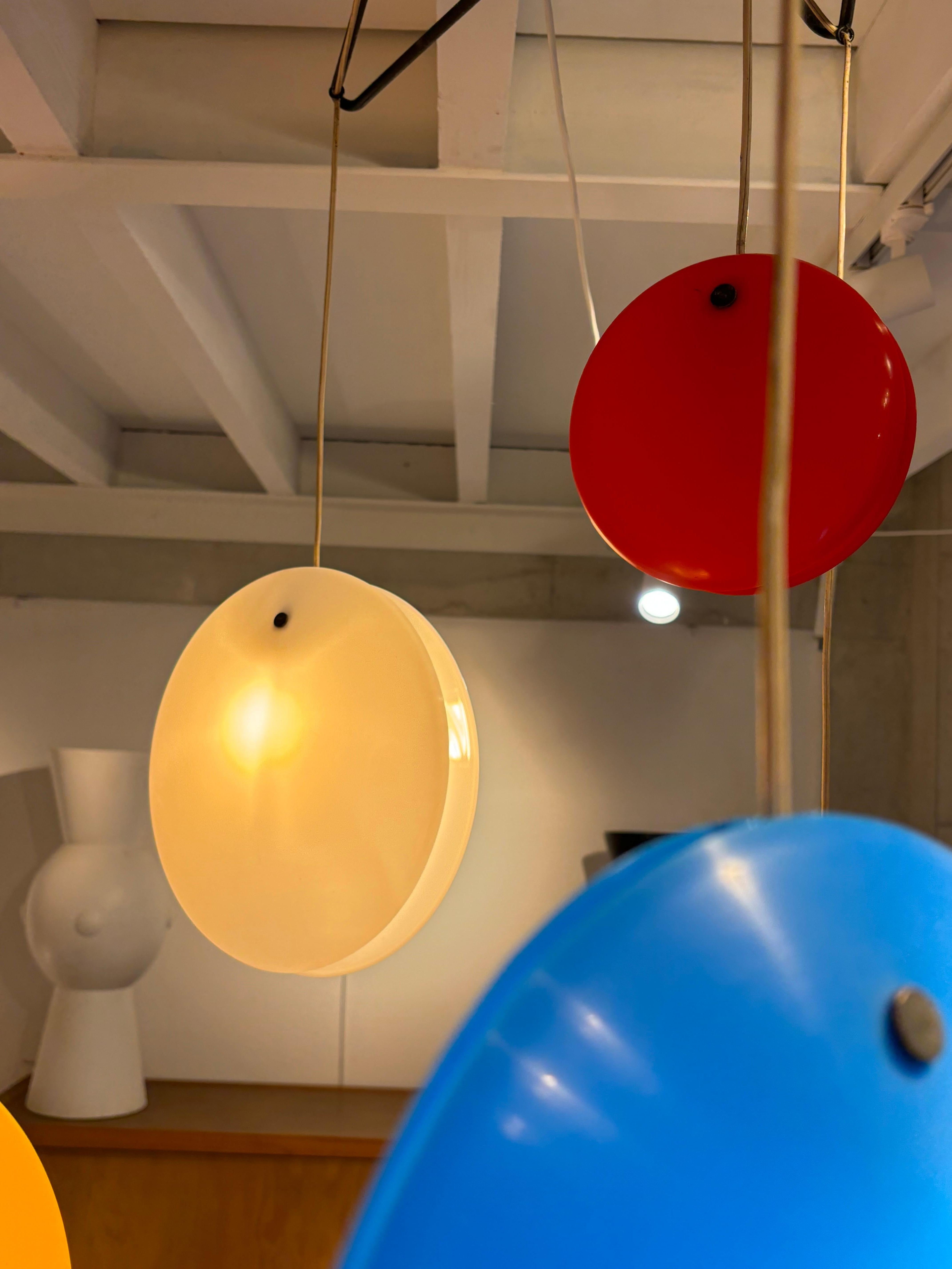 Scarsa lampada da soffitto Jo-Jo o 2072 di Gino Sarfatti in vendita 4