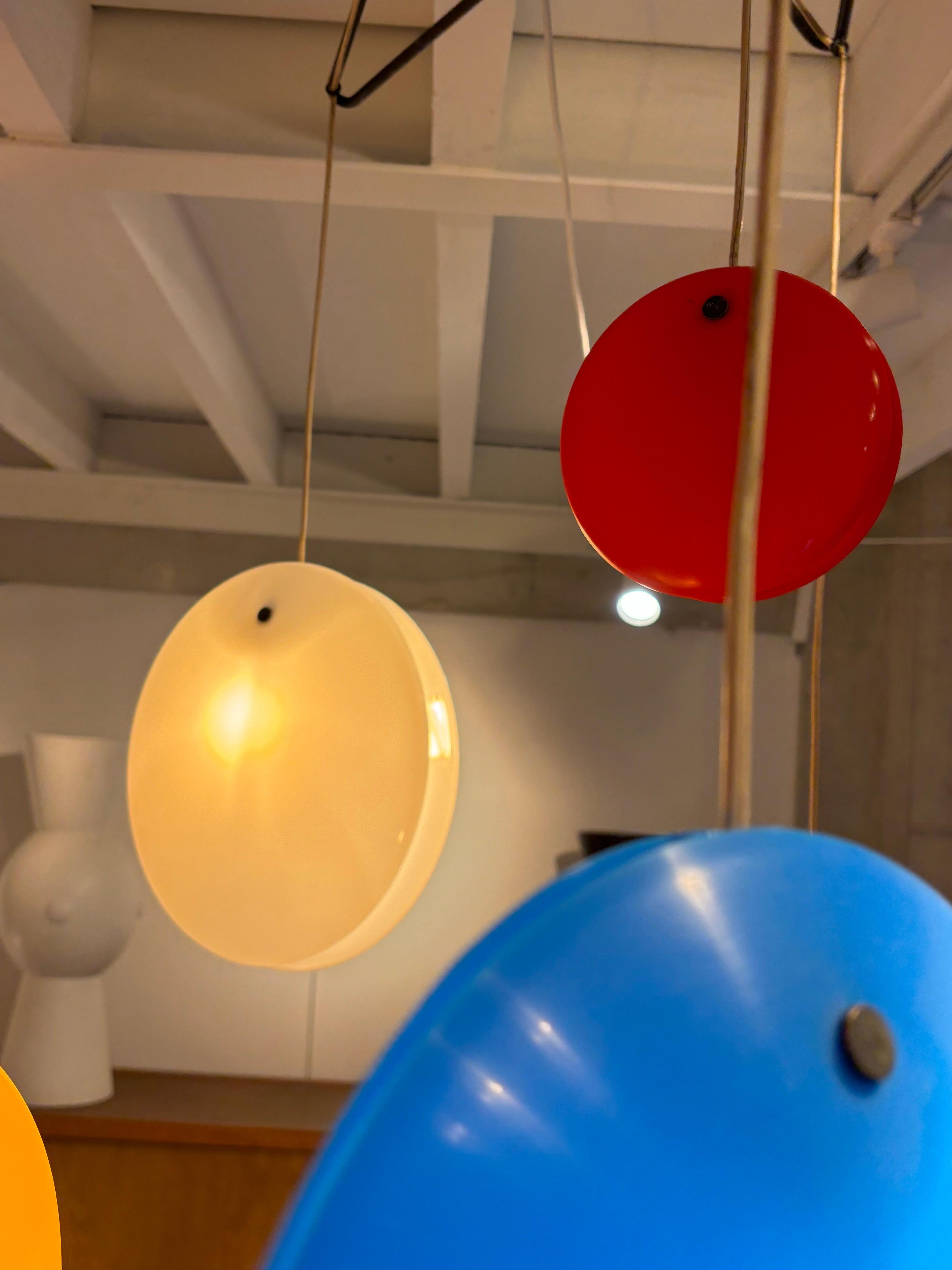 Scarsa lampada da soffitto Jo-Jo o 2072 di Gino Sarfatti in vendita 5