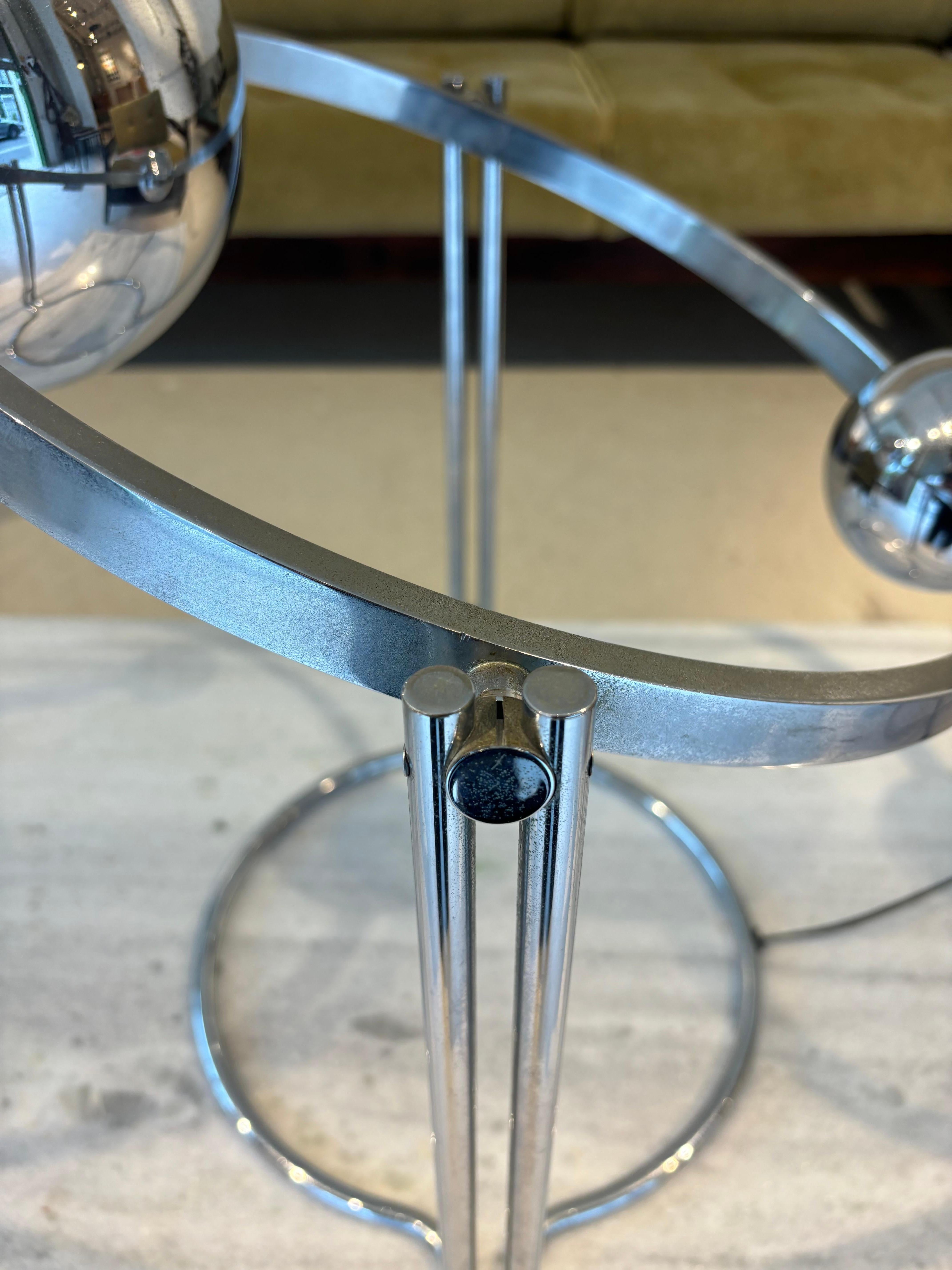 Francese Scarsa lampada da banco Balanc di Pierre Soulié per Verre Lumière in vendita