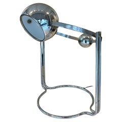 Rare lampe de comptoir à balancier de Pierre Soulié pour Verre et Lumière