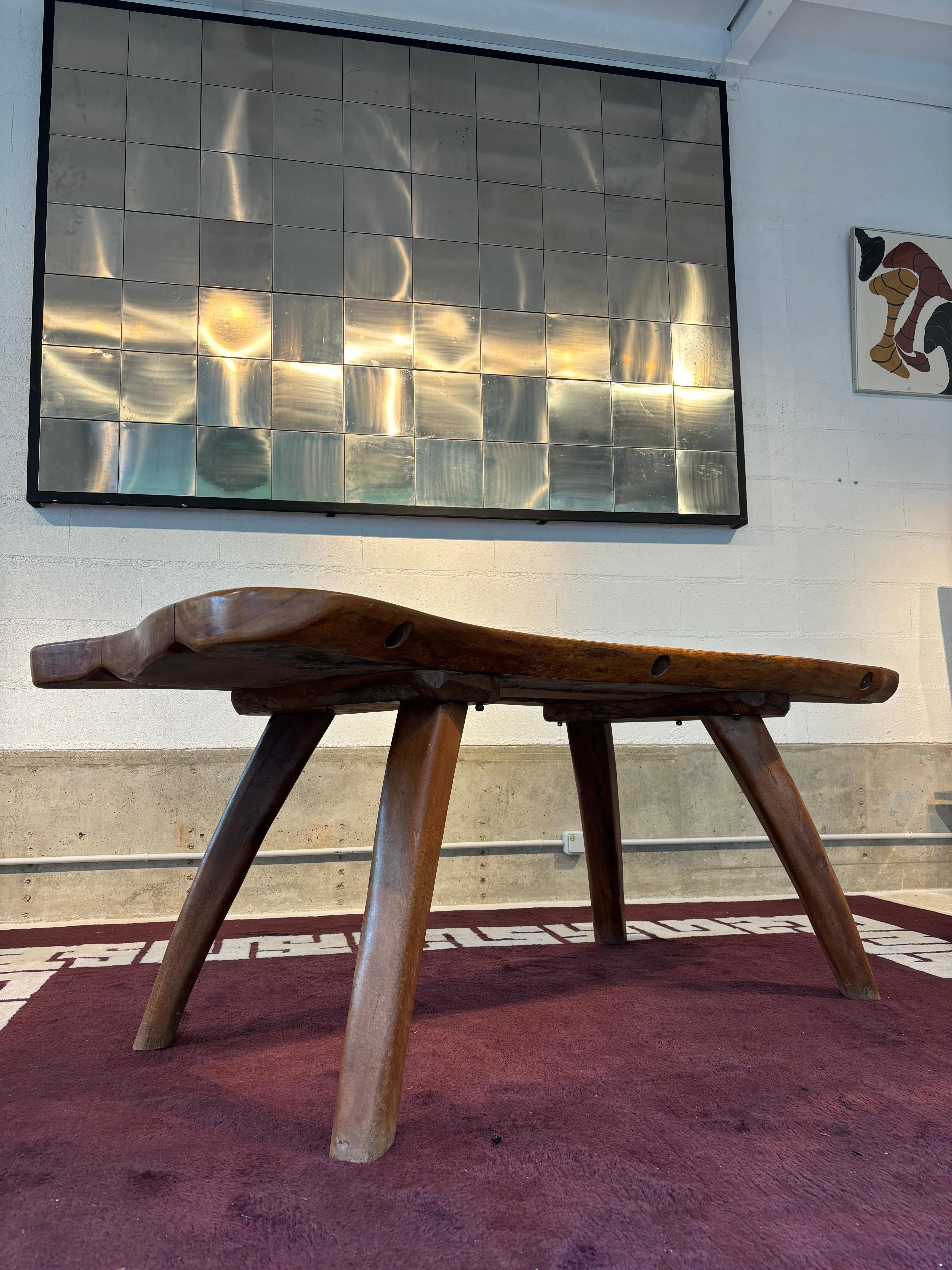 Français Rare table de salle à manger attribuée à Henri Bataille en vente