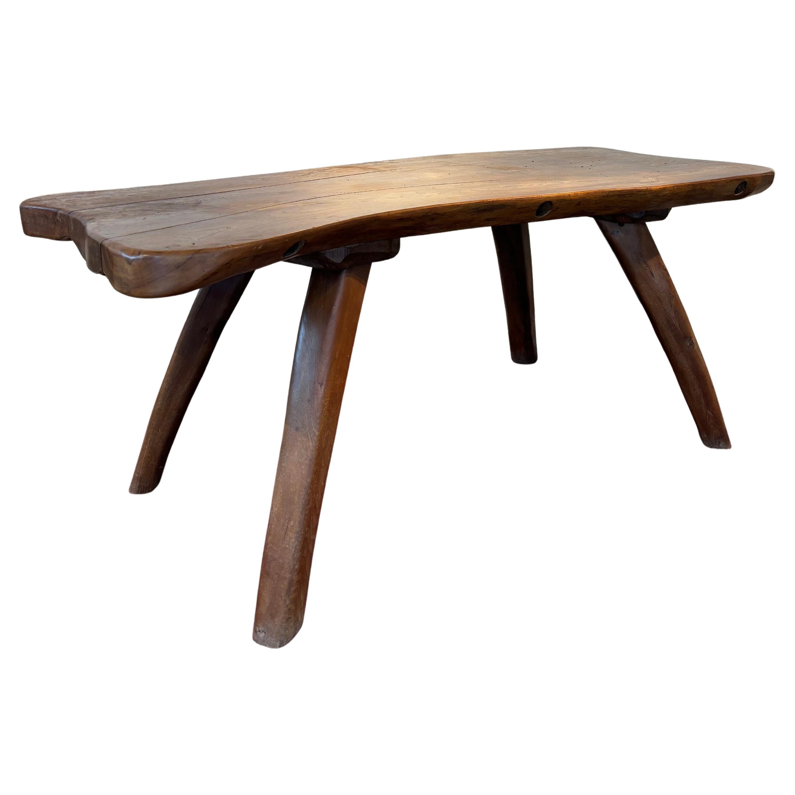 Rare table de salle à manger attribuée à Henri Bataille en vente