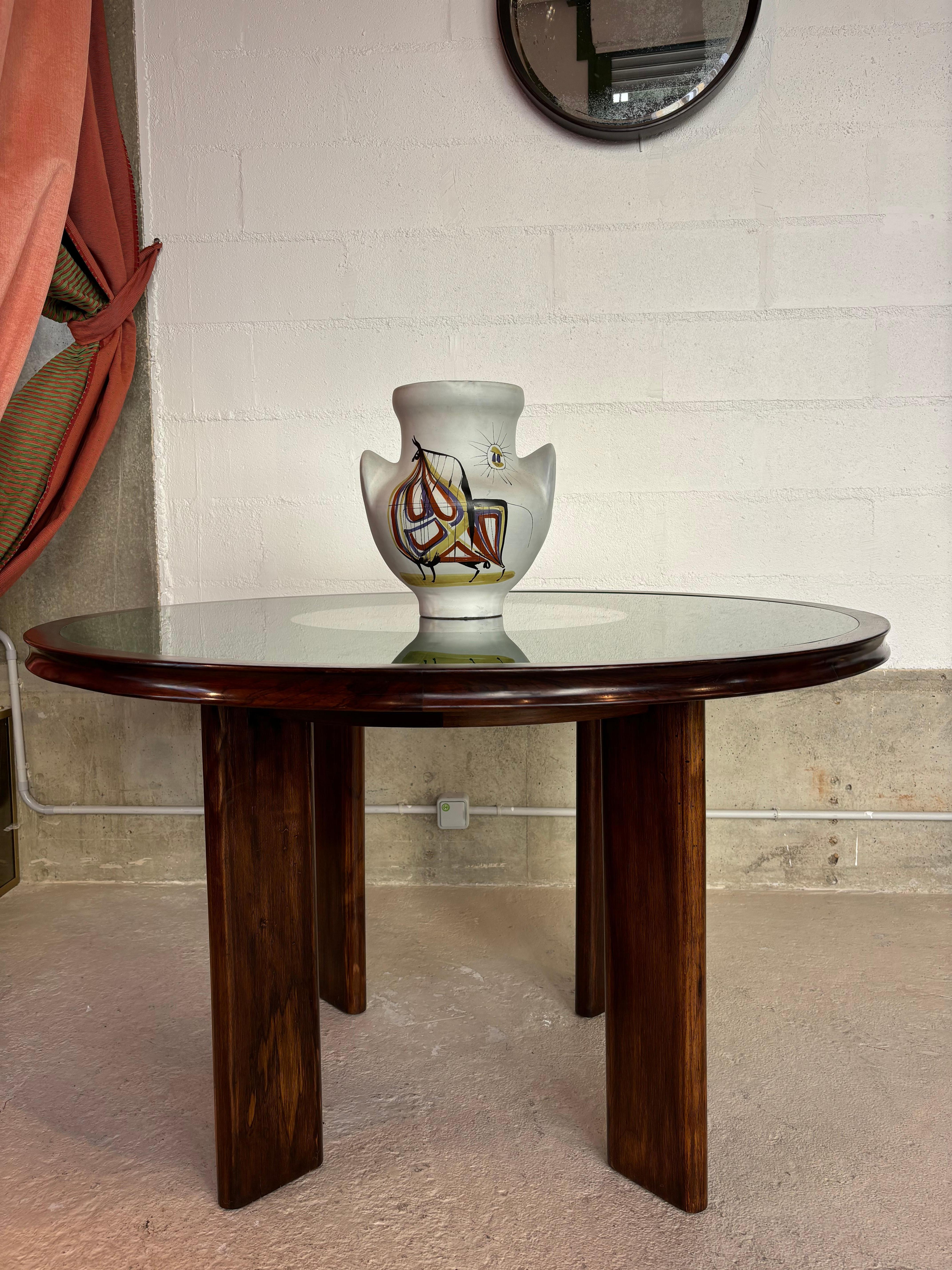 Rare table de salle à manger de Joaquim Tenreiro en vente 4