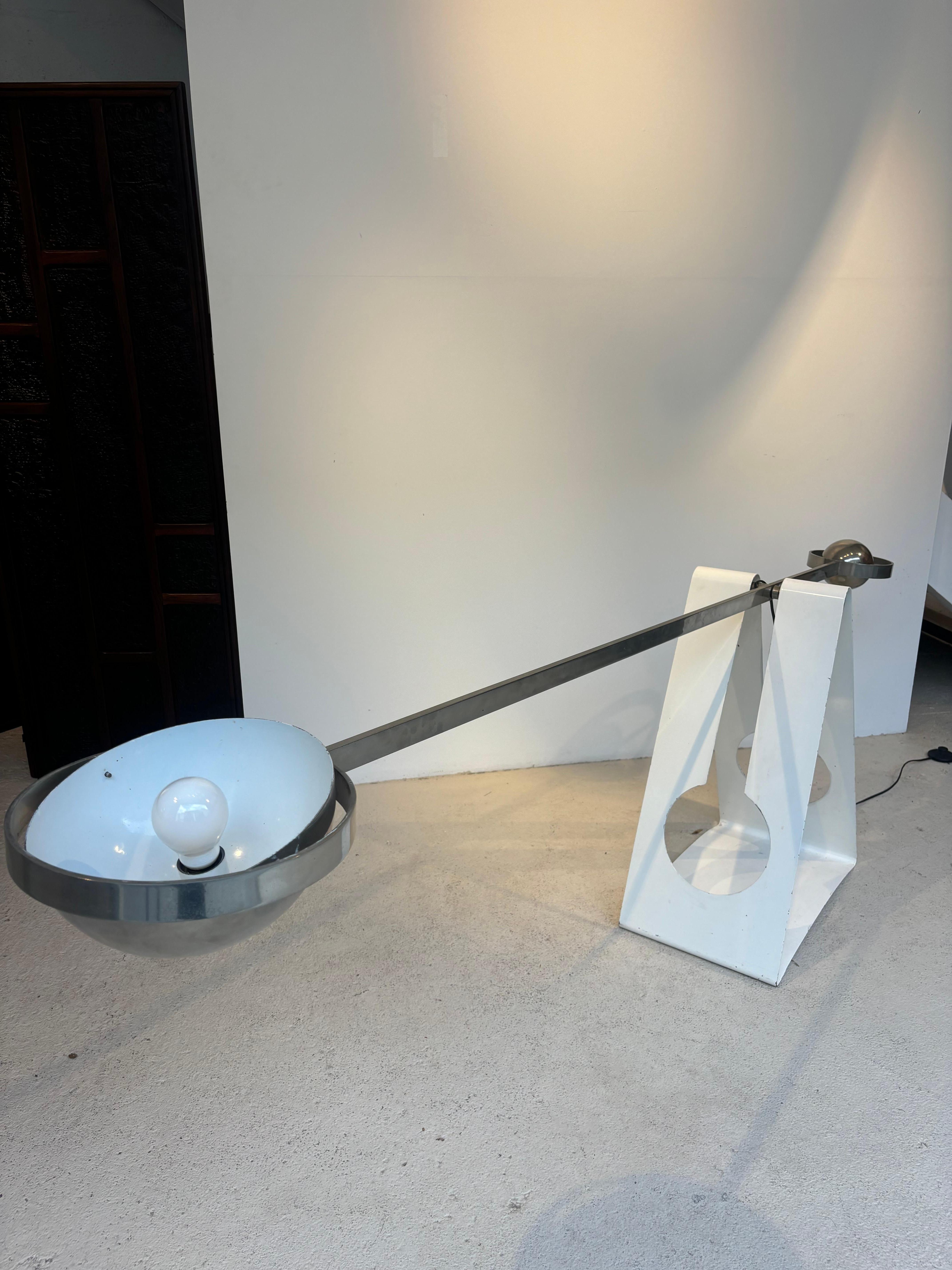 Scarce floorlamp by Sabine Charoy for Verre et Lumières. en vente 4