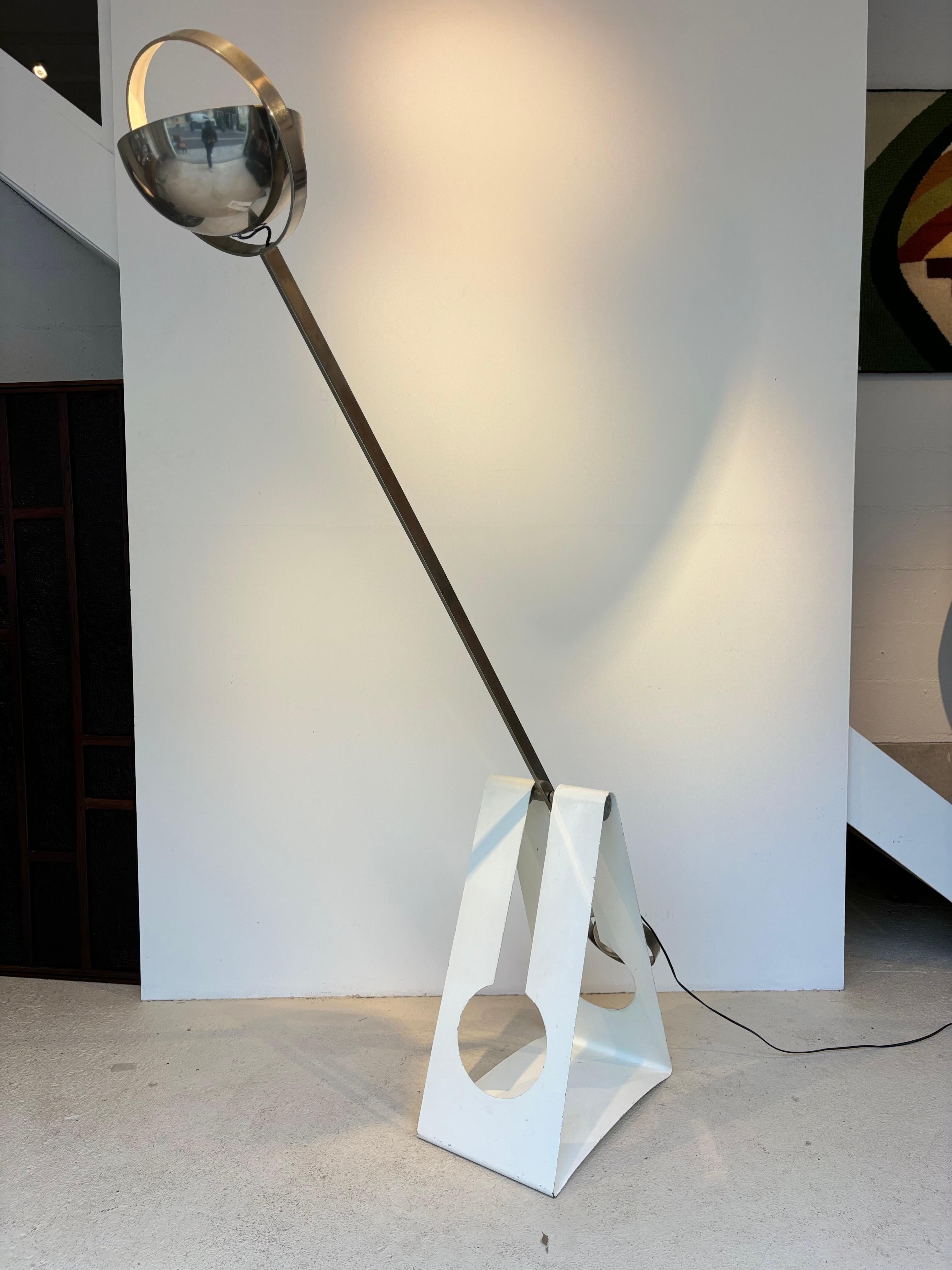 Français Scarce floorlamp by Sabine Charoy for Verre et Lumières. en vente
