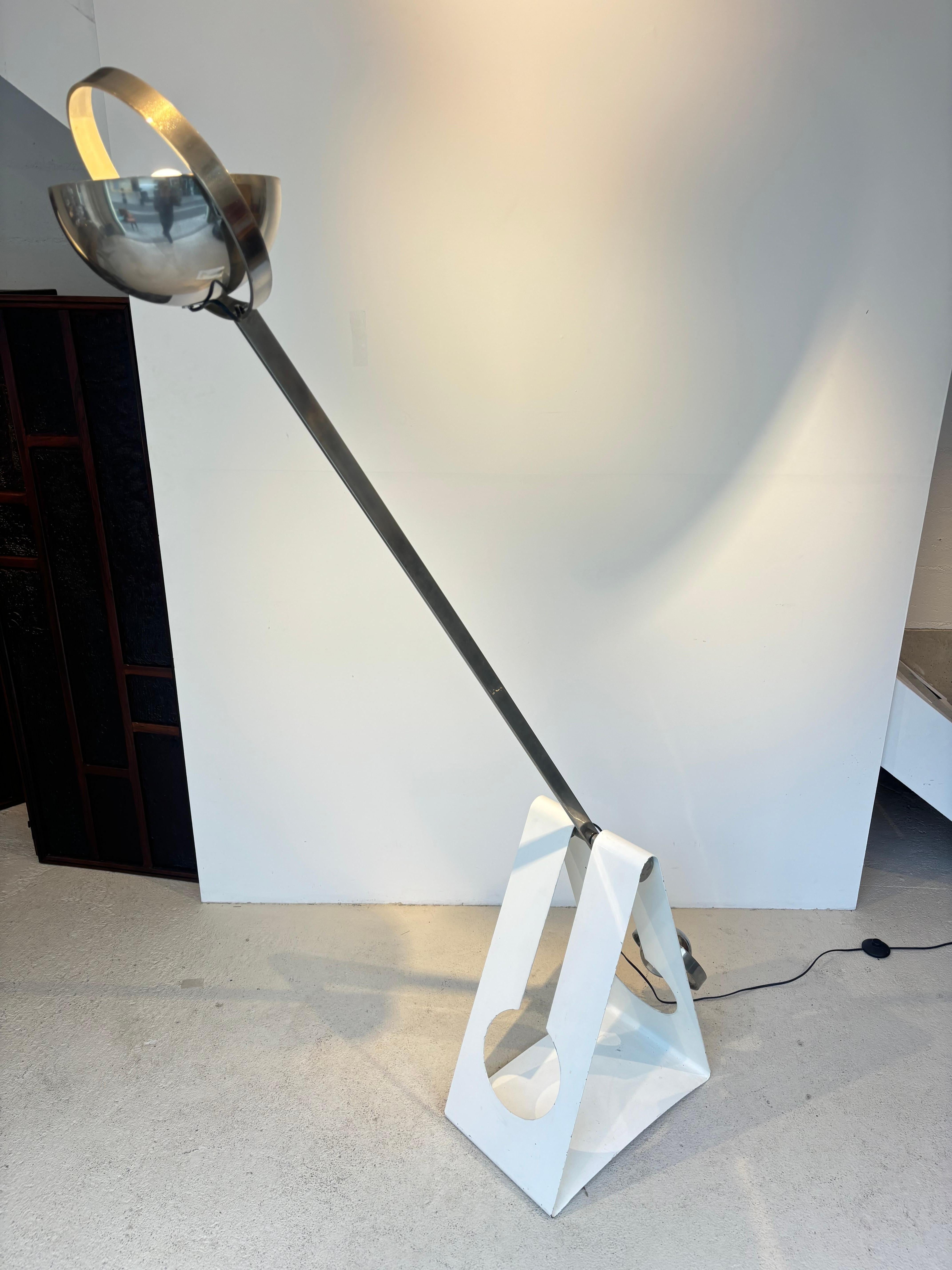Scarce floorlamp by Sabine Charoy for Verre et Lumières. en vente 1