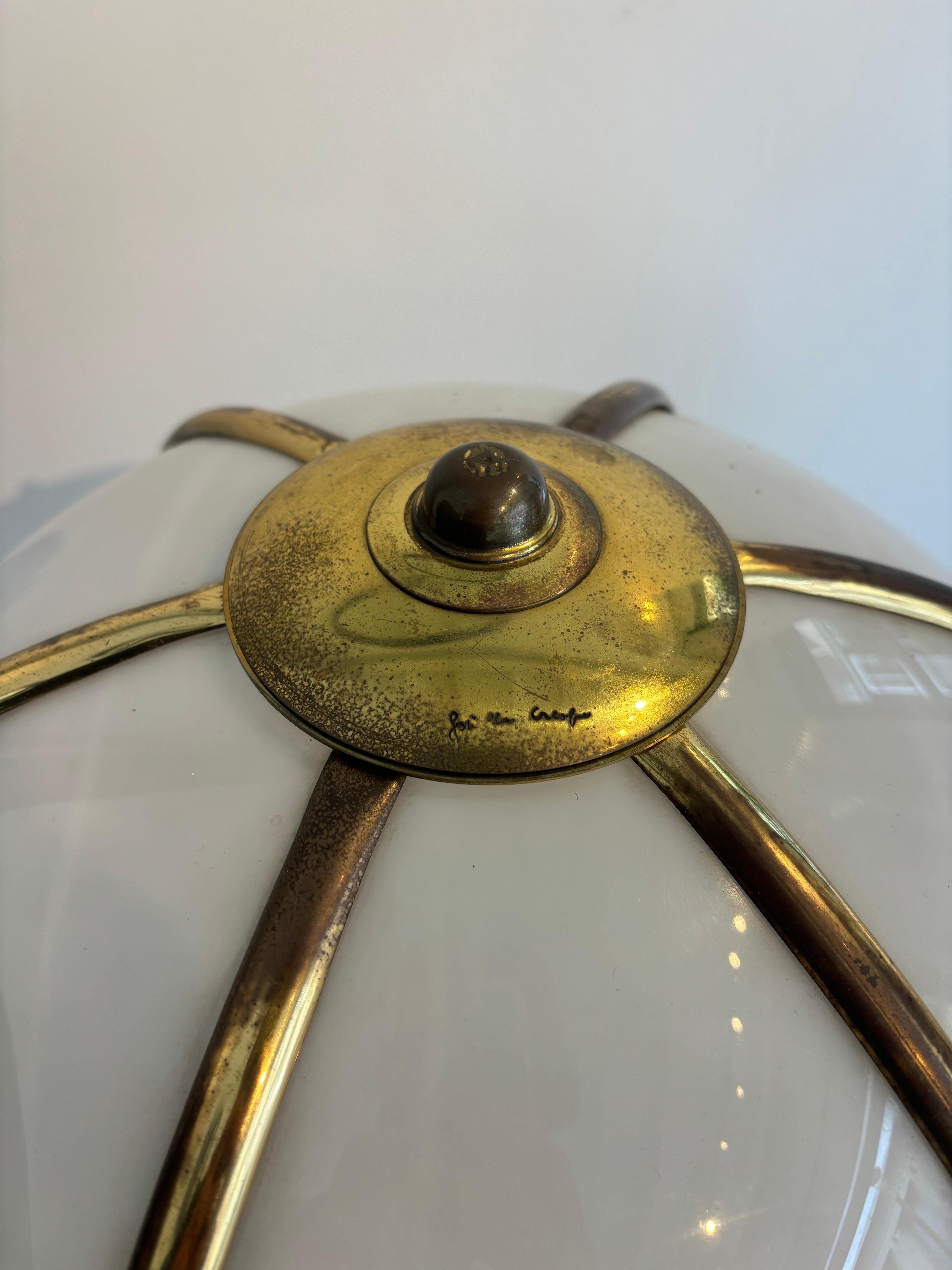 Scarce Fungo lamp by Gabriella Crespi For Sale 1