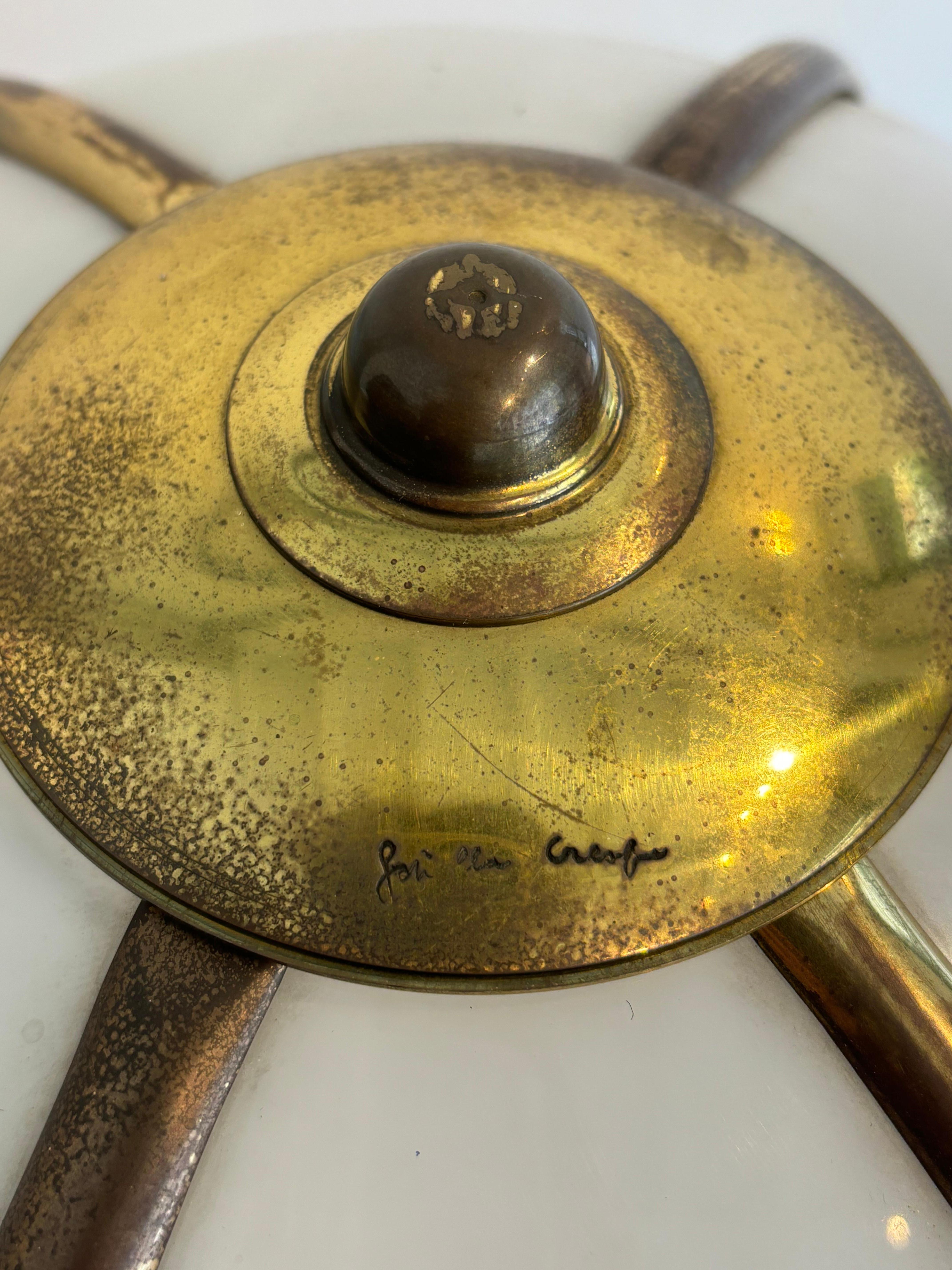Scarce Fungo lamp by Gabriella Crespi For Sale 2