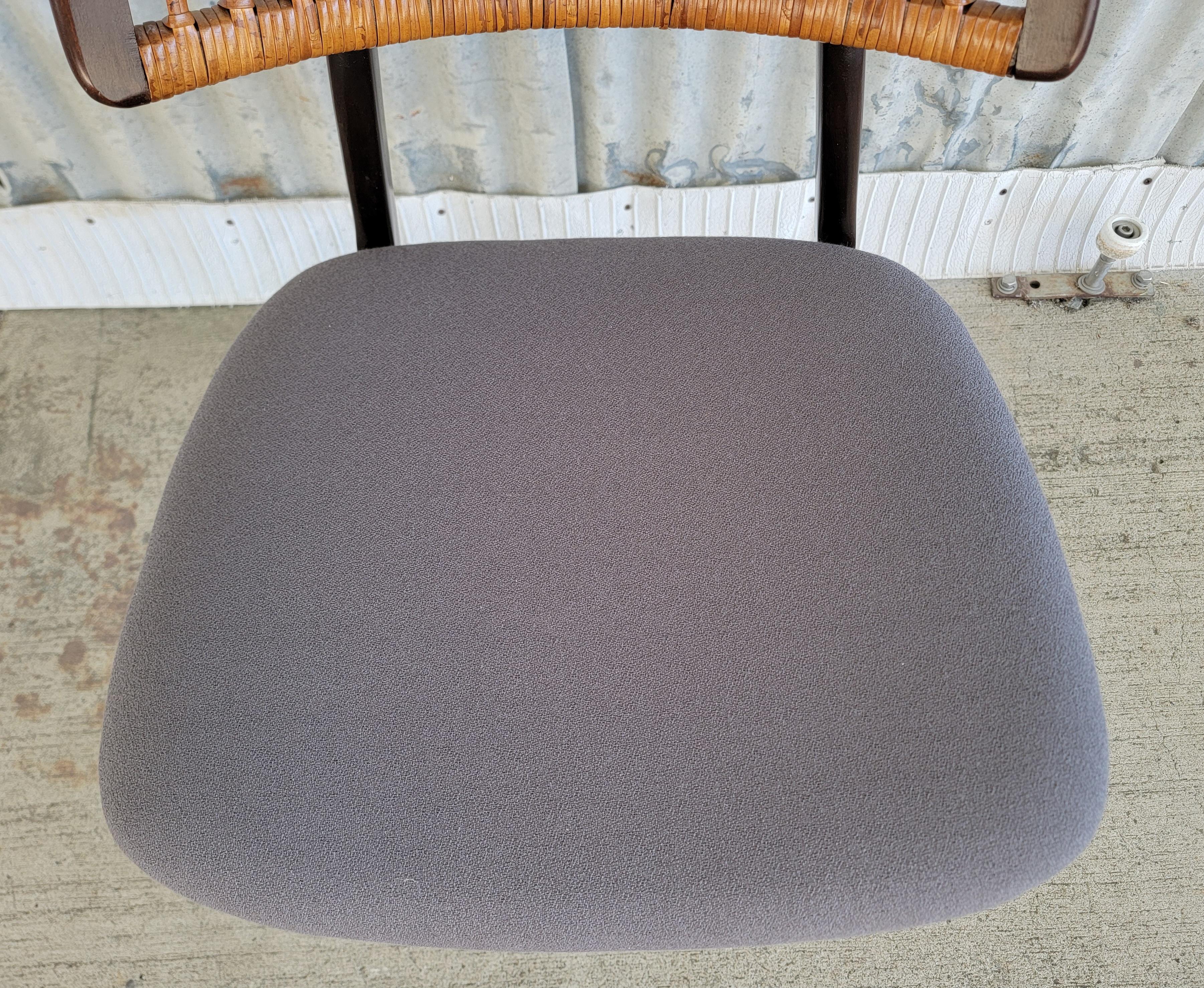 Scarce Heywood Wakefield Dining Chair For Sale 3