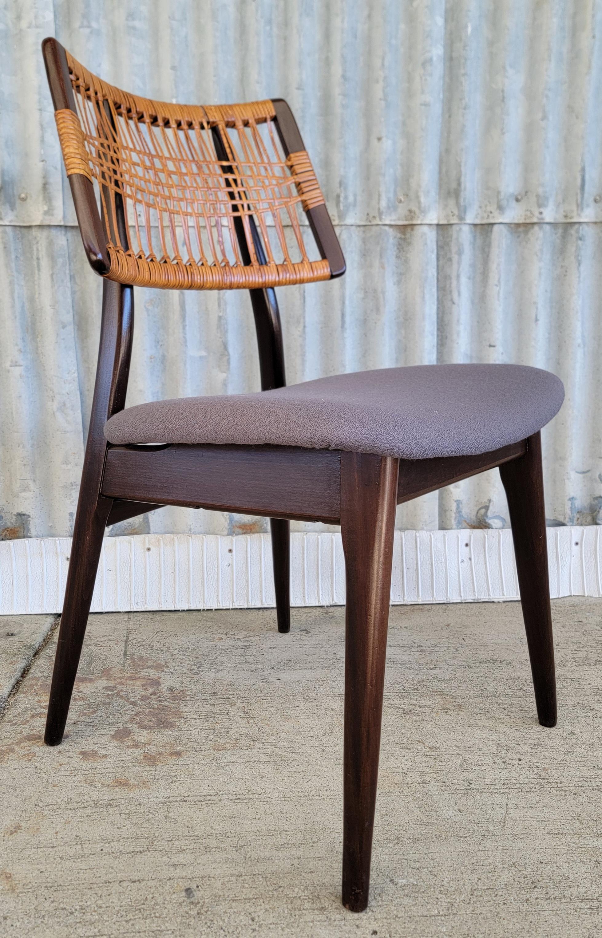 Scarce Heywood Wakefield Dining Chair For Sale 5