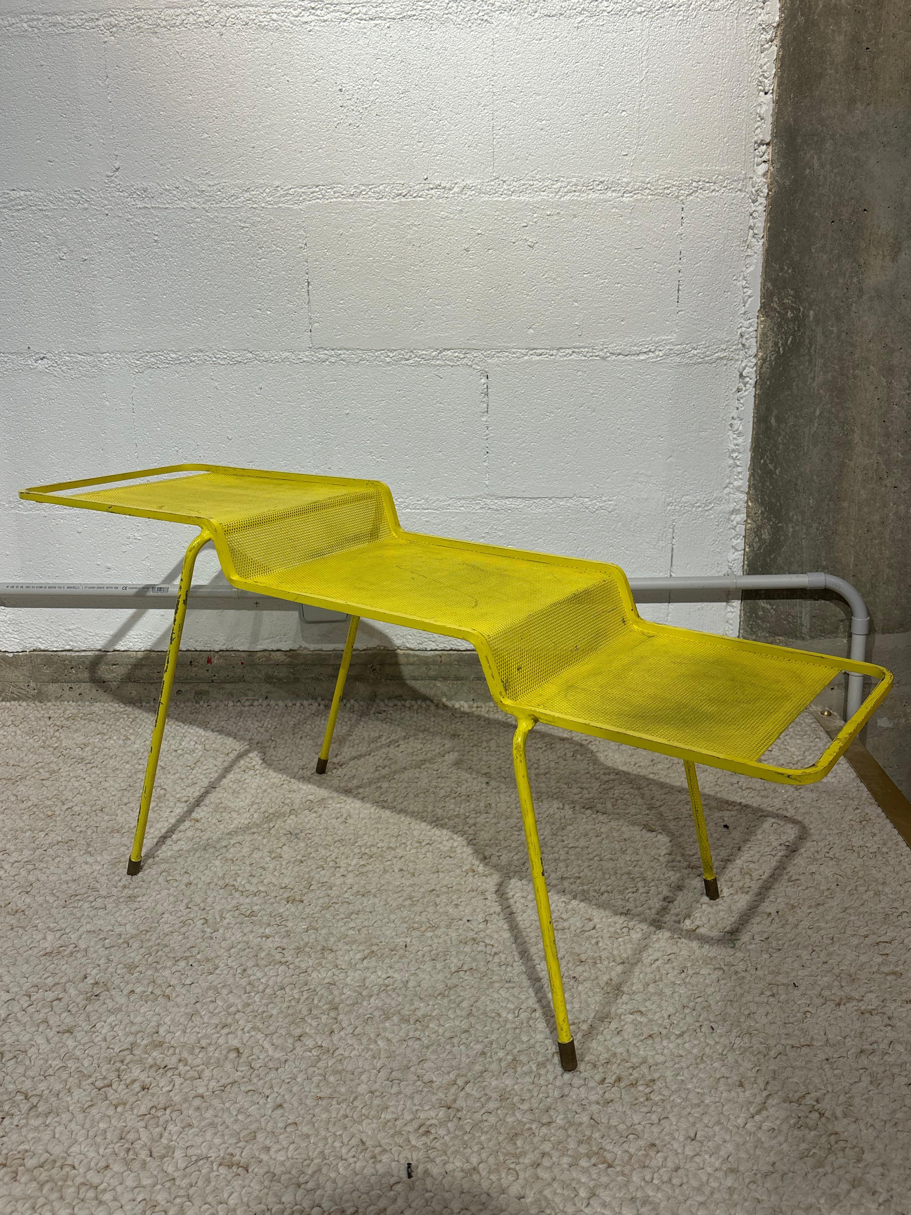 Scarce java side table by Mathieu Matégot im Angebot 3