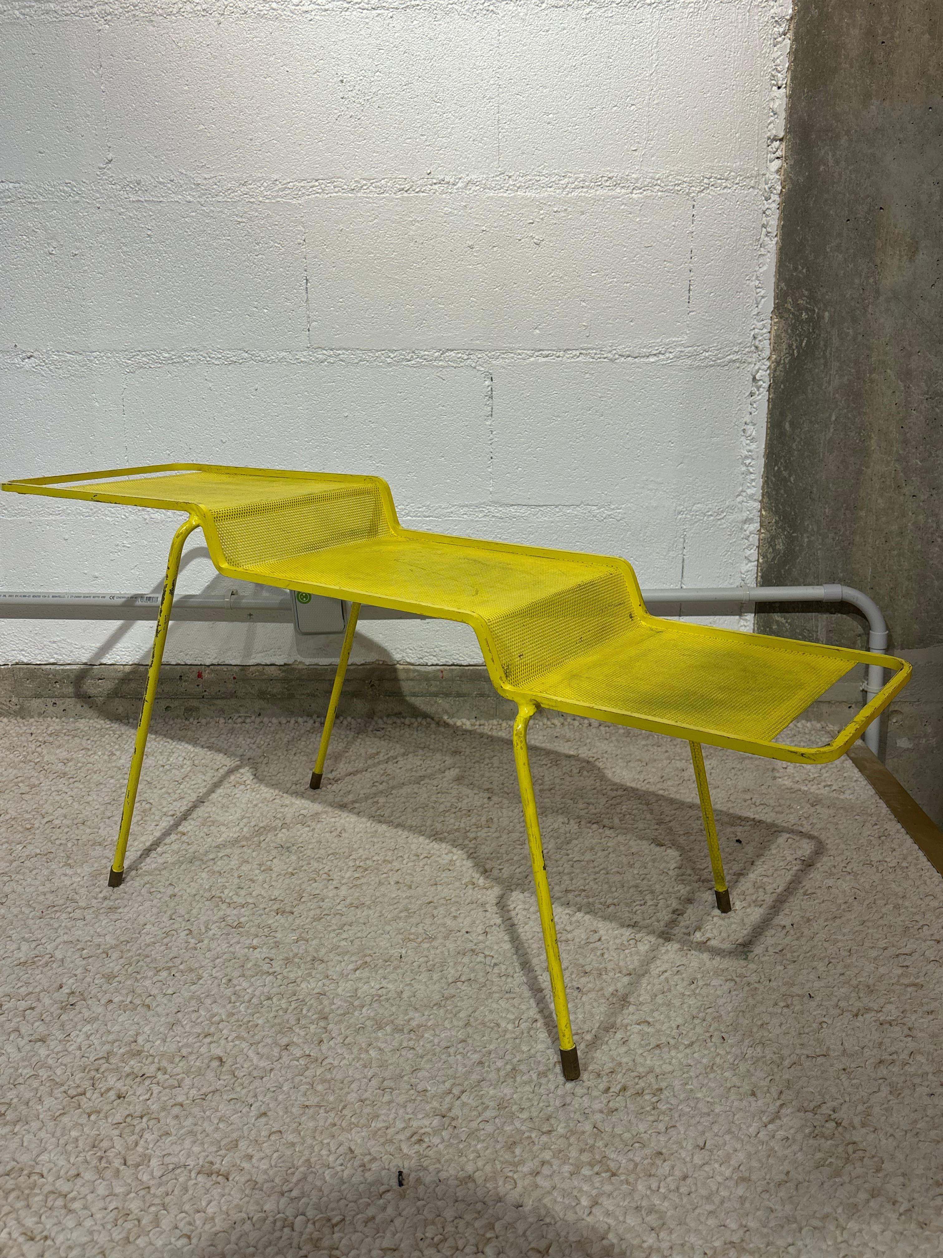 Scarce java side table by Mathieu Matégot im Angebot 4