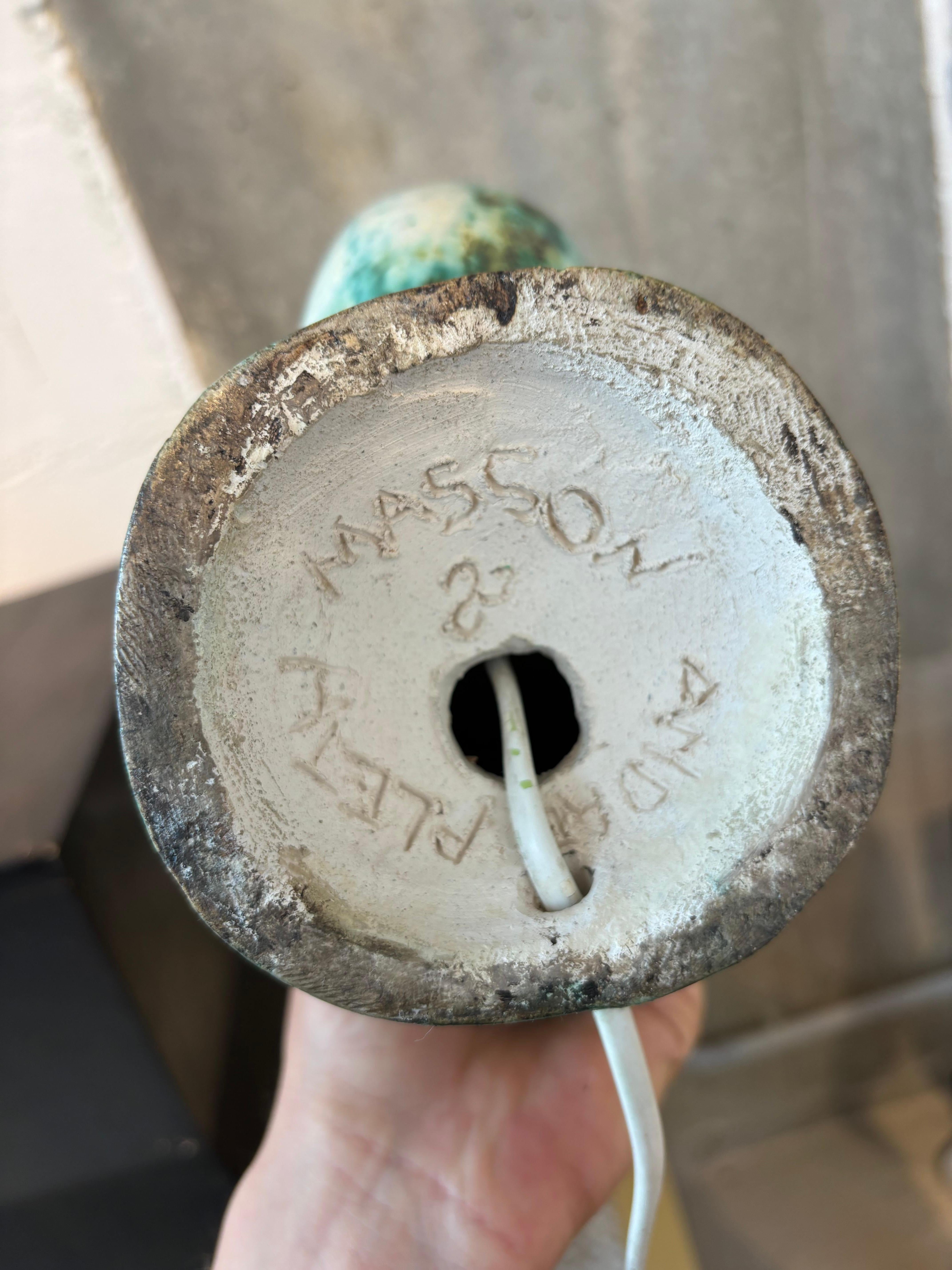 Scarce lamp by André Aleth Masson For Sale 4