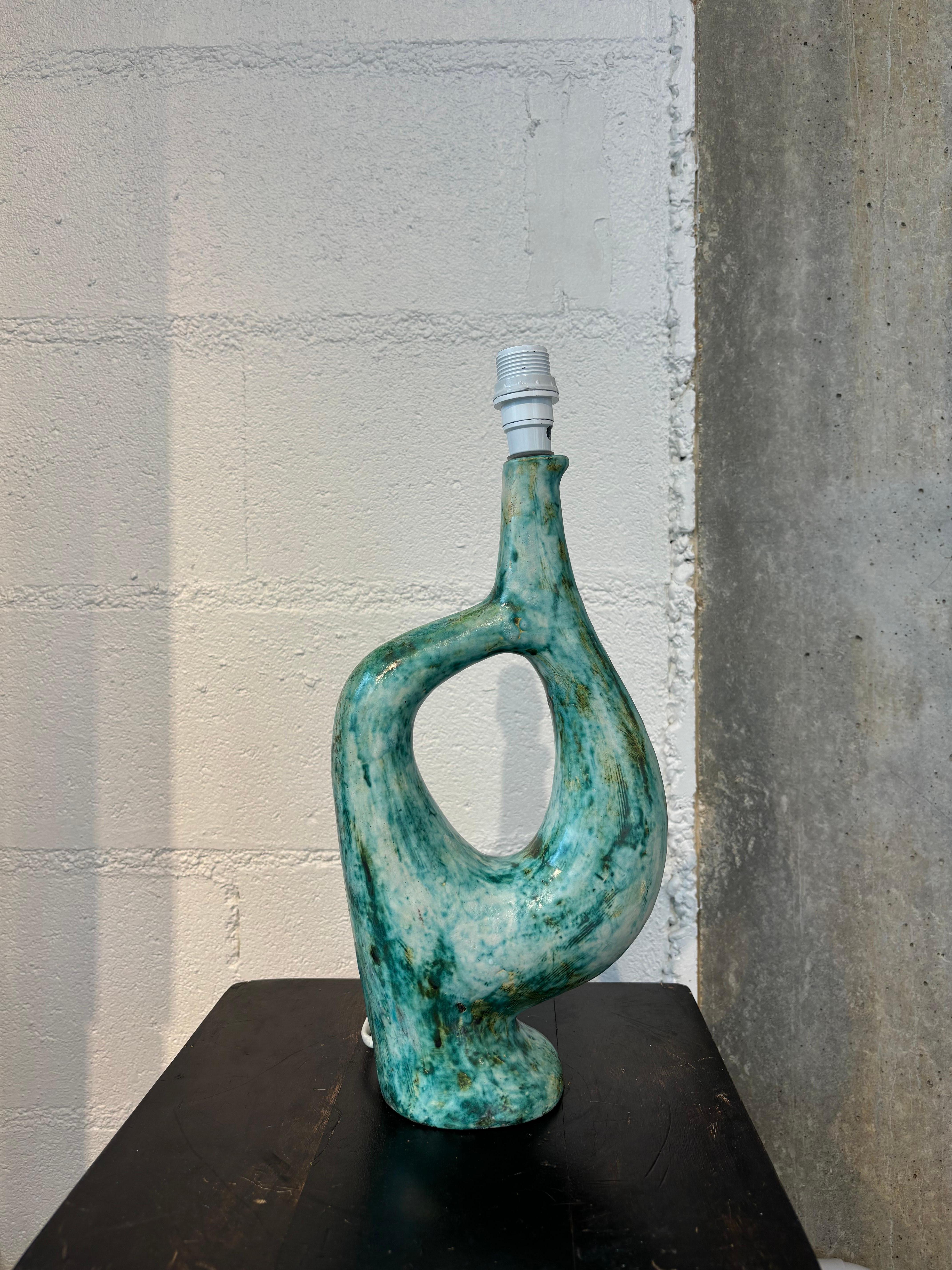 French Scarce lamp by André Aleth Masson For Sale