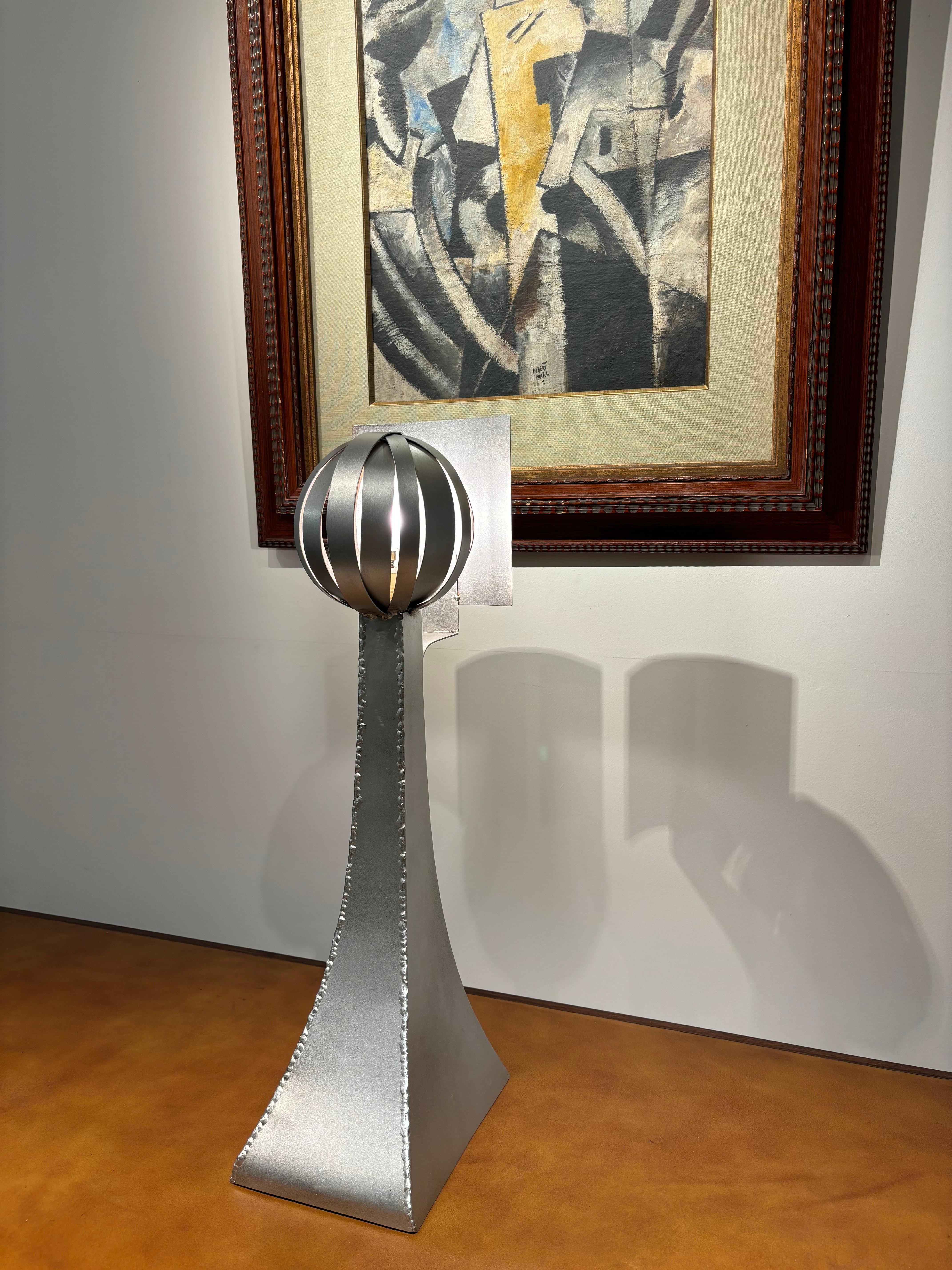 Seltene Lampe von Odile Mir für die Galerie Jacques Lacloche im Angebot 5