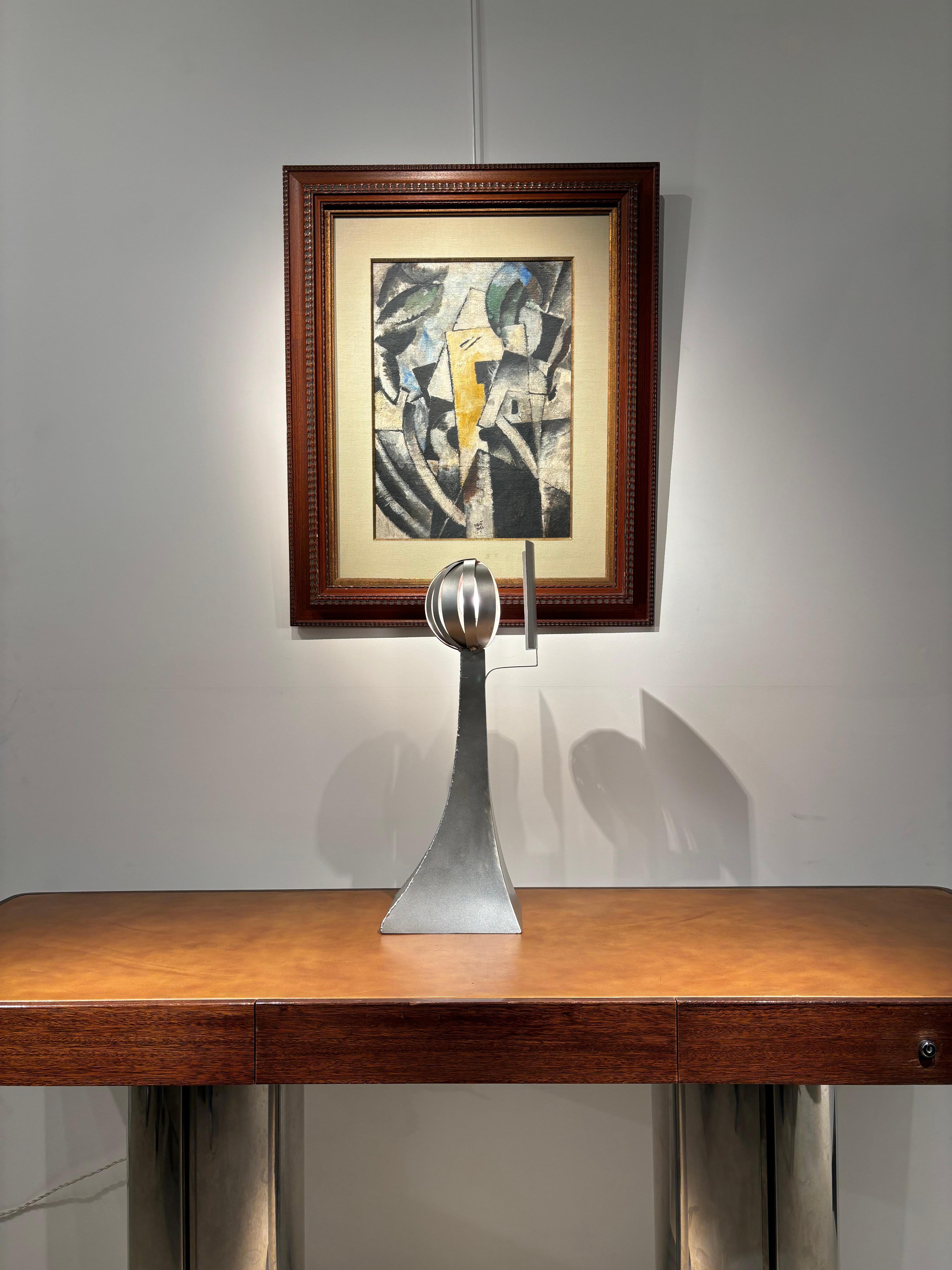 Seltene Lampe von Odile Mir für die Galerie Jacques Lacloche im Angebot 11