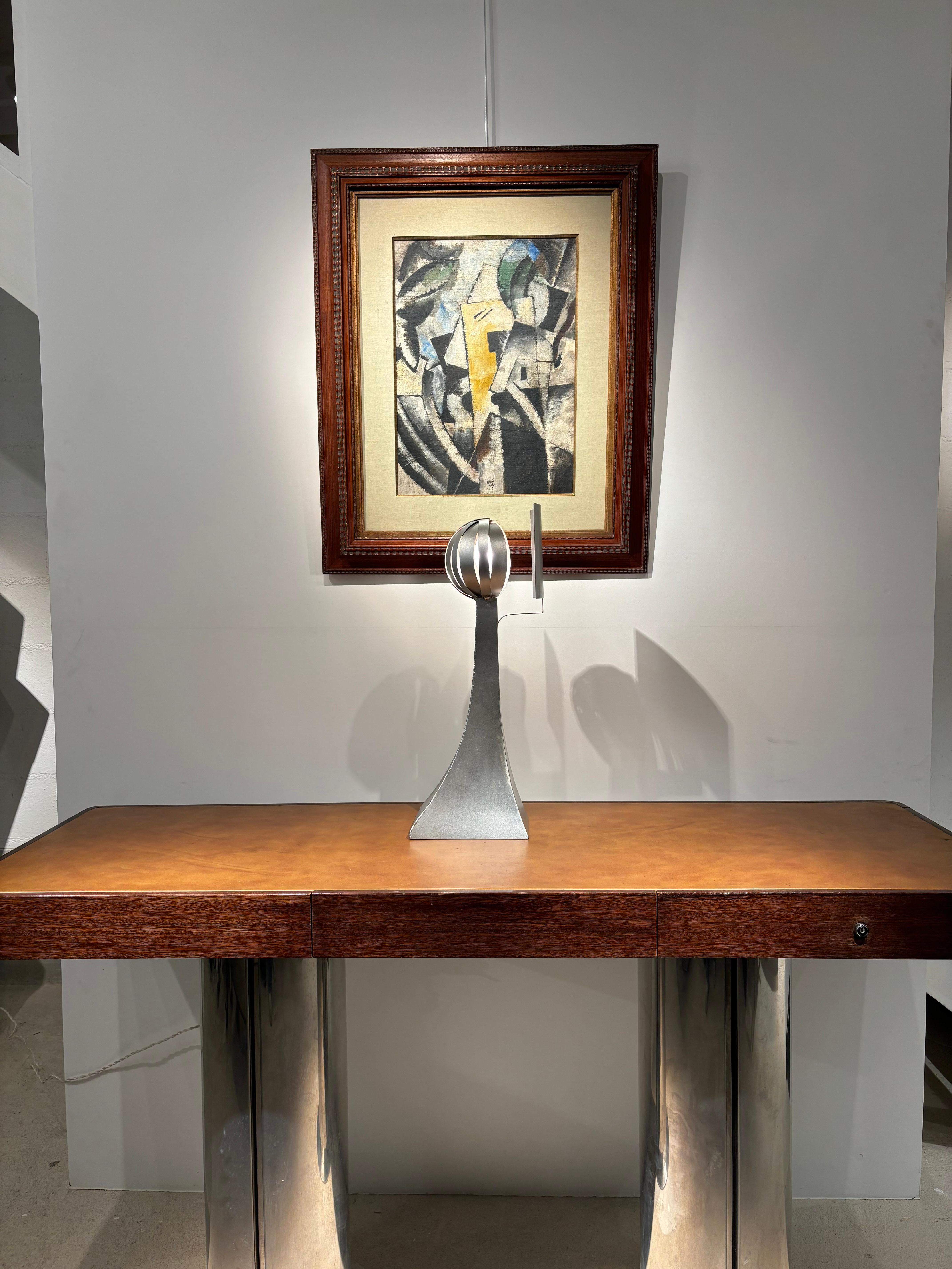 Seltene Lampe von Odile Mir für die Galerie Jacques Lacloche im Angebot 12