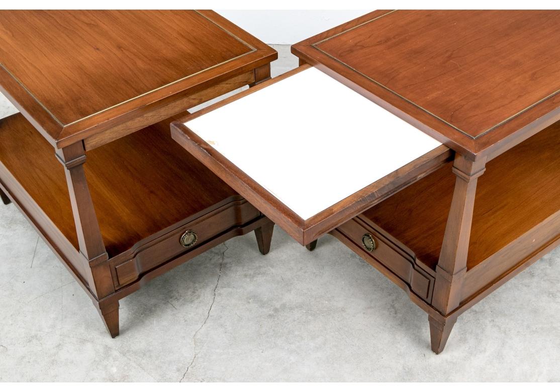 Scarce MCM Wm. A. Berkey End Tables Wm. A. Berkey With Hidden Extra Tables For Sale 3