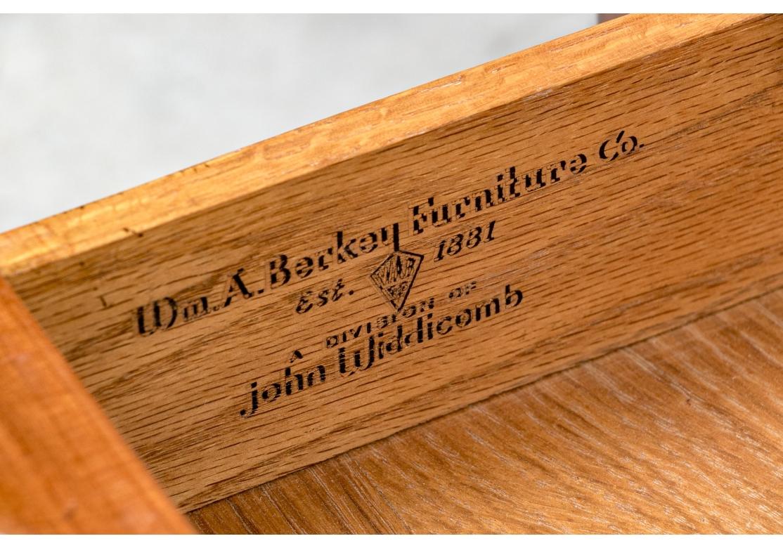 Laminate Scarce MCM Wm. A. Berkey End Tables Wm. A. Berkey With Hidden Extra Tables For Sale