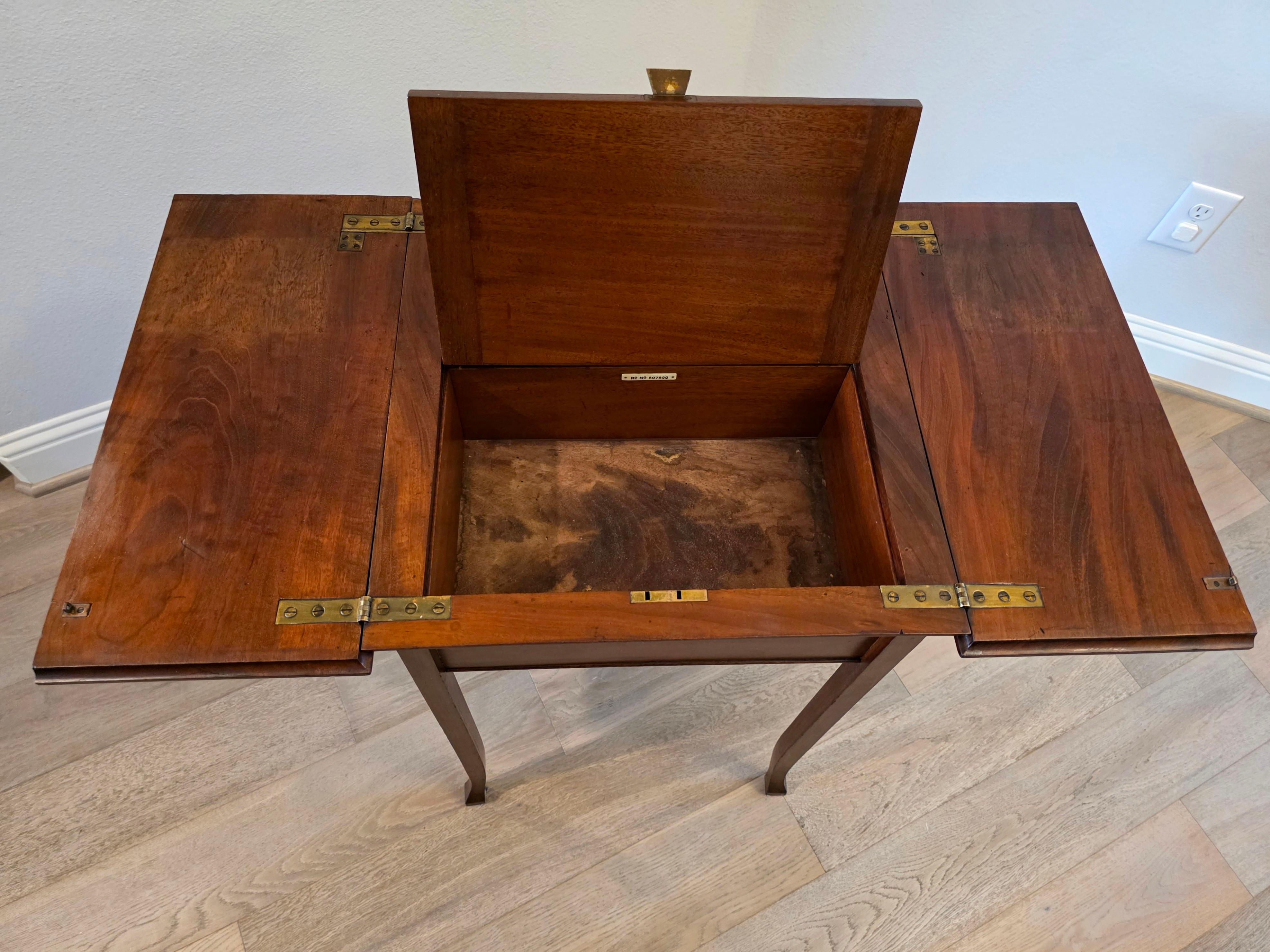 Seltene Metamorphic Edwardian Periode Mahagoni antiken Schreibtisch  Beistelltisch im Angebot 9