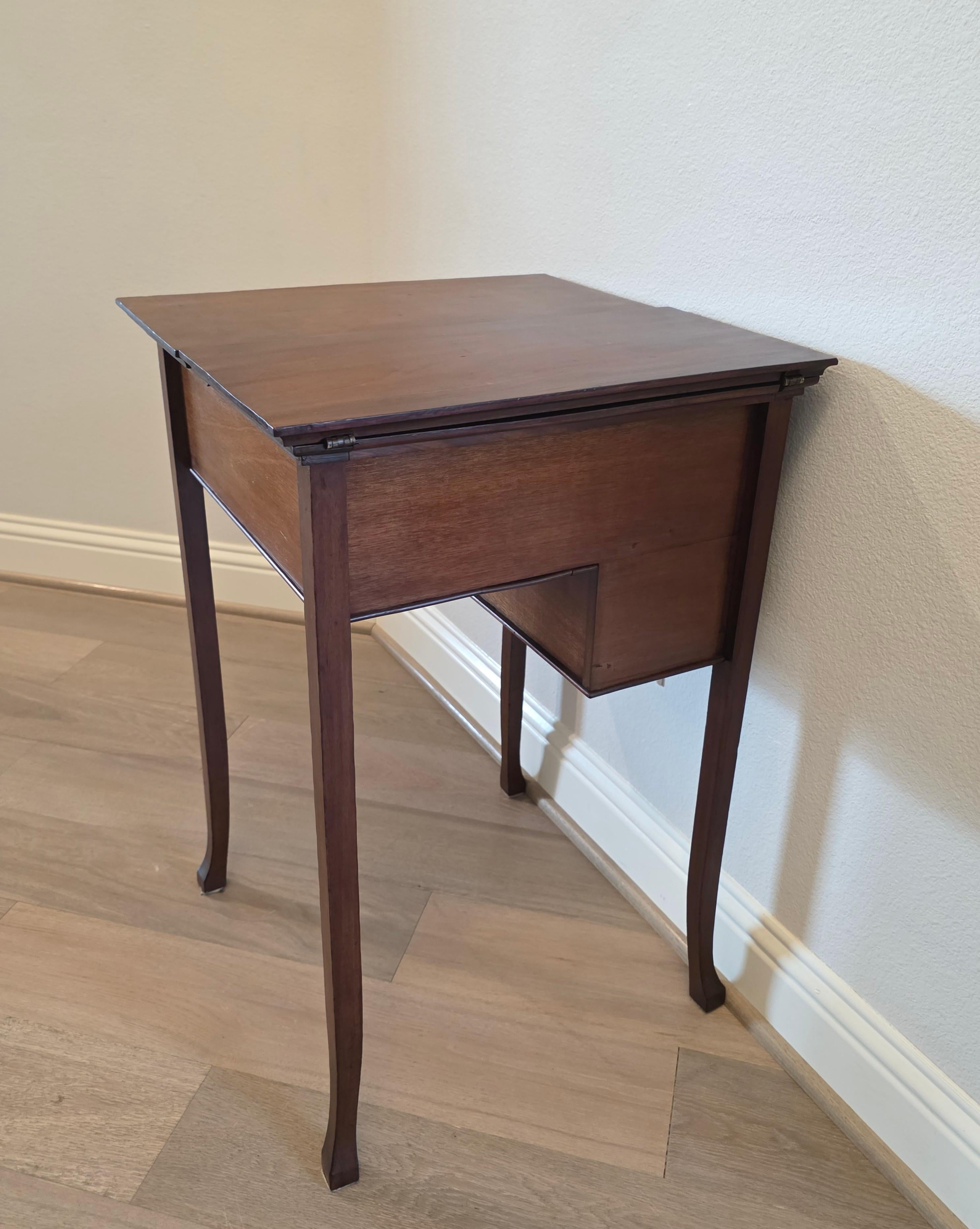 Seltene Metamorphic Edwardian Periode Mahagoni antiken Schreibtisch  Beistelltisch im Angebot 2