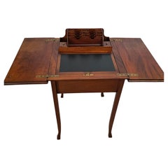 Seltene Metamorphic Edwardian Periode Mahagoni antiken Schreibtisch  Beistelltisch
