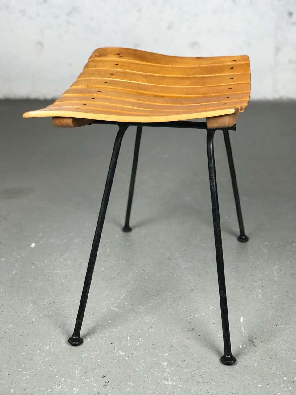 American Mid Century Modern Stool or Chair by Arthur Umanoff for Shaver Howard