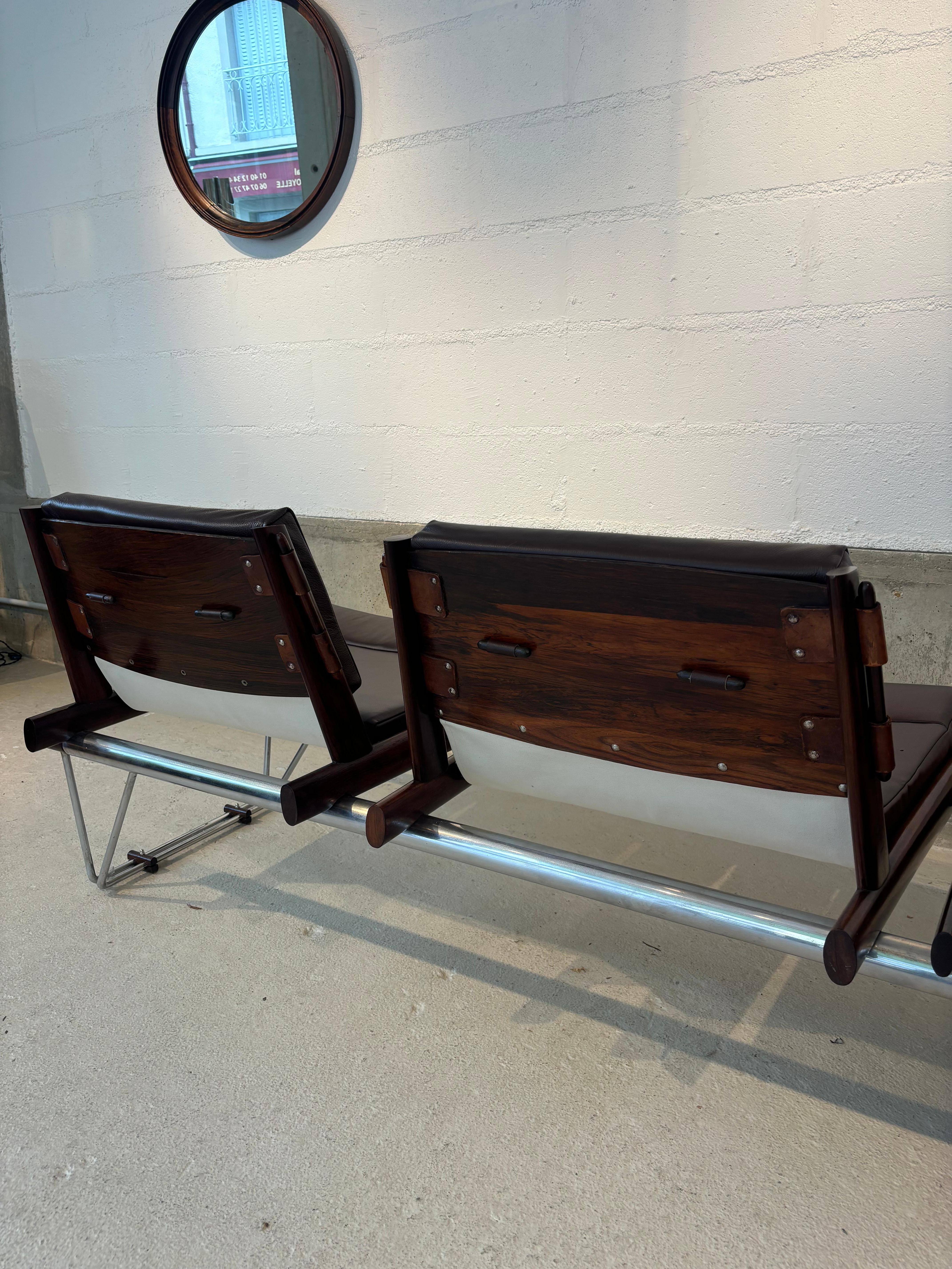 Rare canapé MP 123 de Percival Lafer en vente 13
