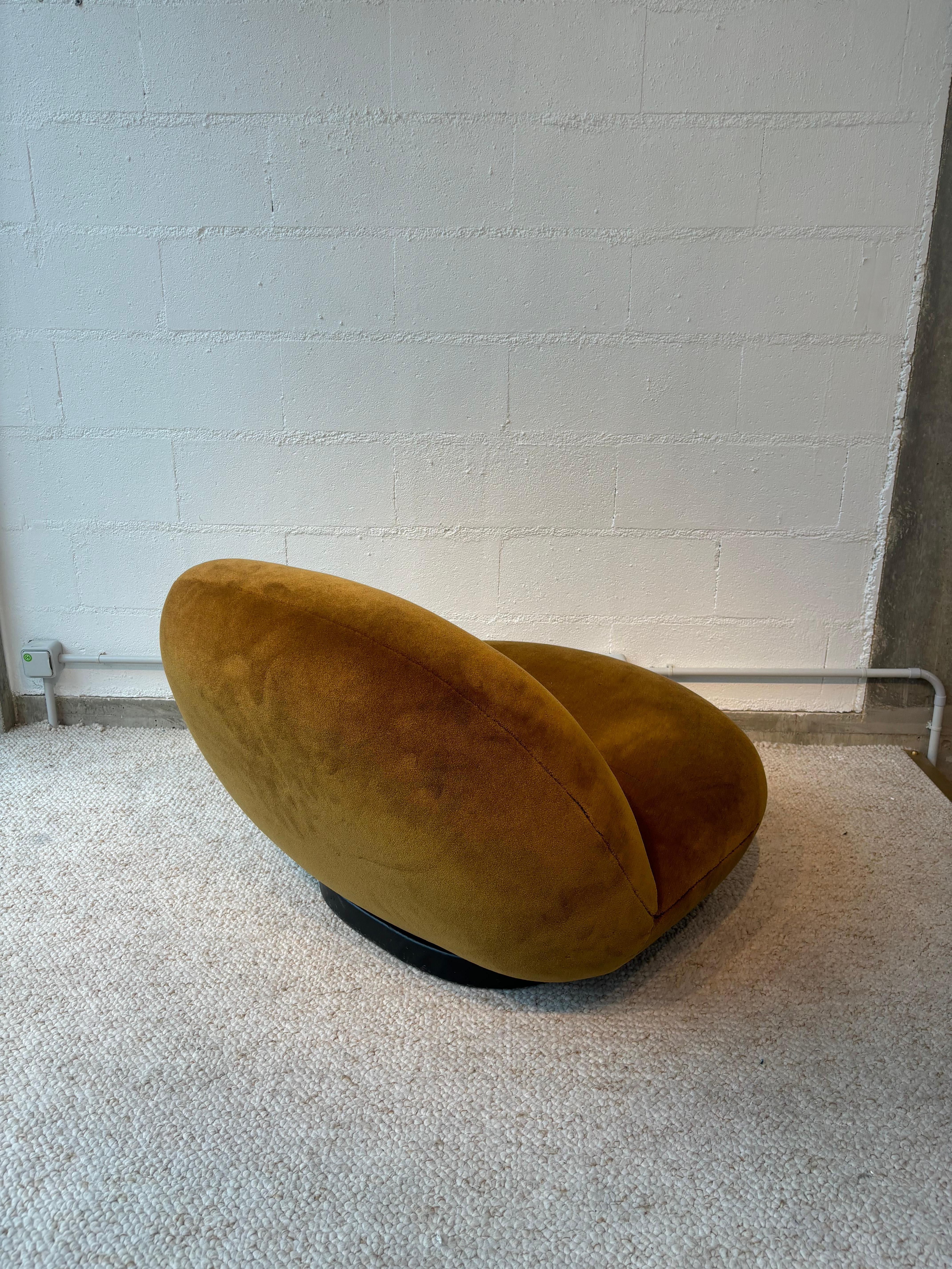 Rare chaise à pantoufles Pacha originale de Pierre Paulin en vente 7