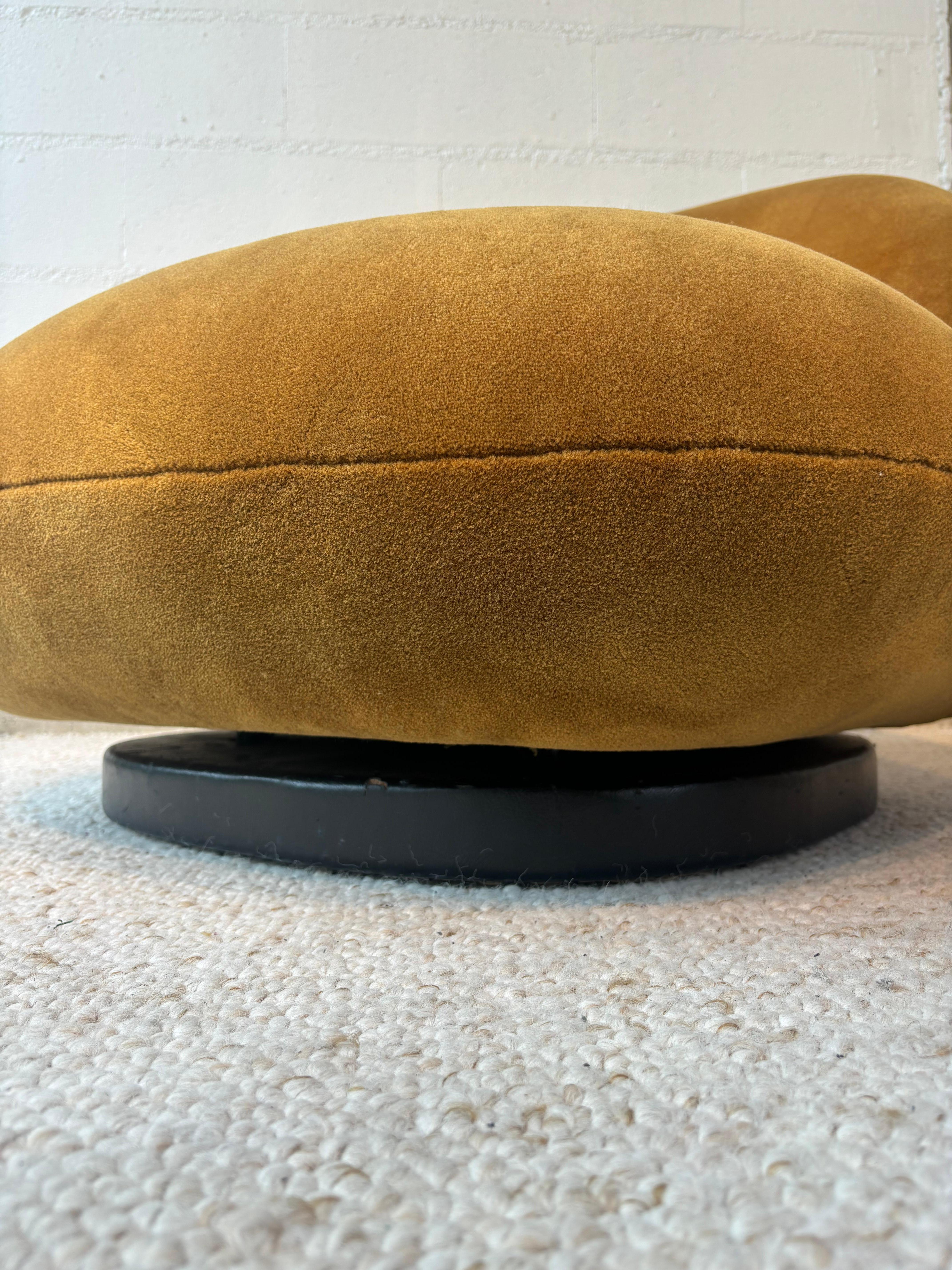Rare chaise à pantoufles Pacha originale de Pierre Paulin en vente 12