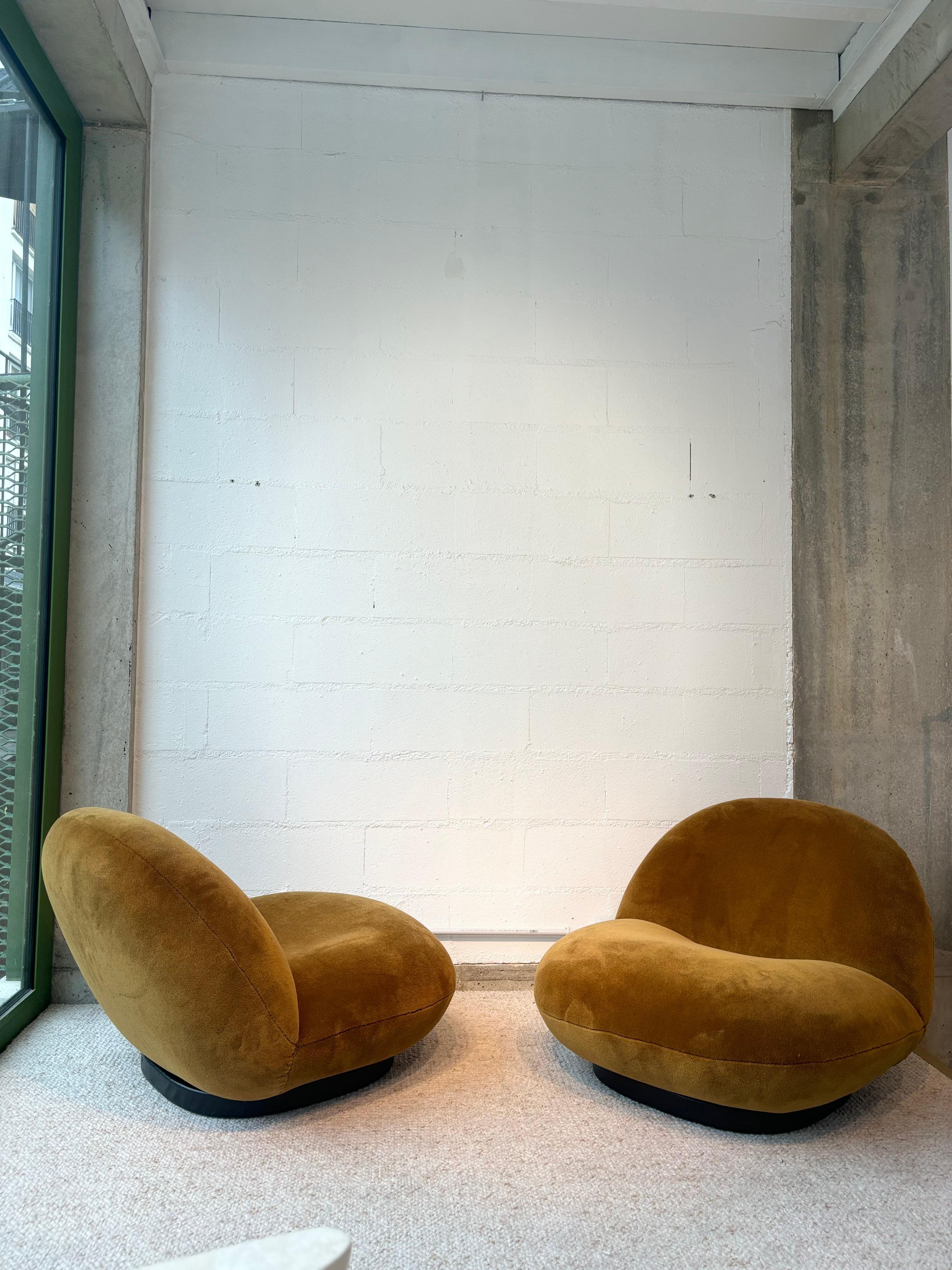 Moderne Rare chaise à pantoufles Pacha originale de Pierre Paulin en vente
