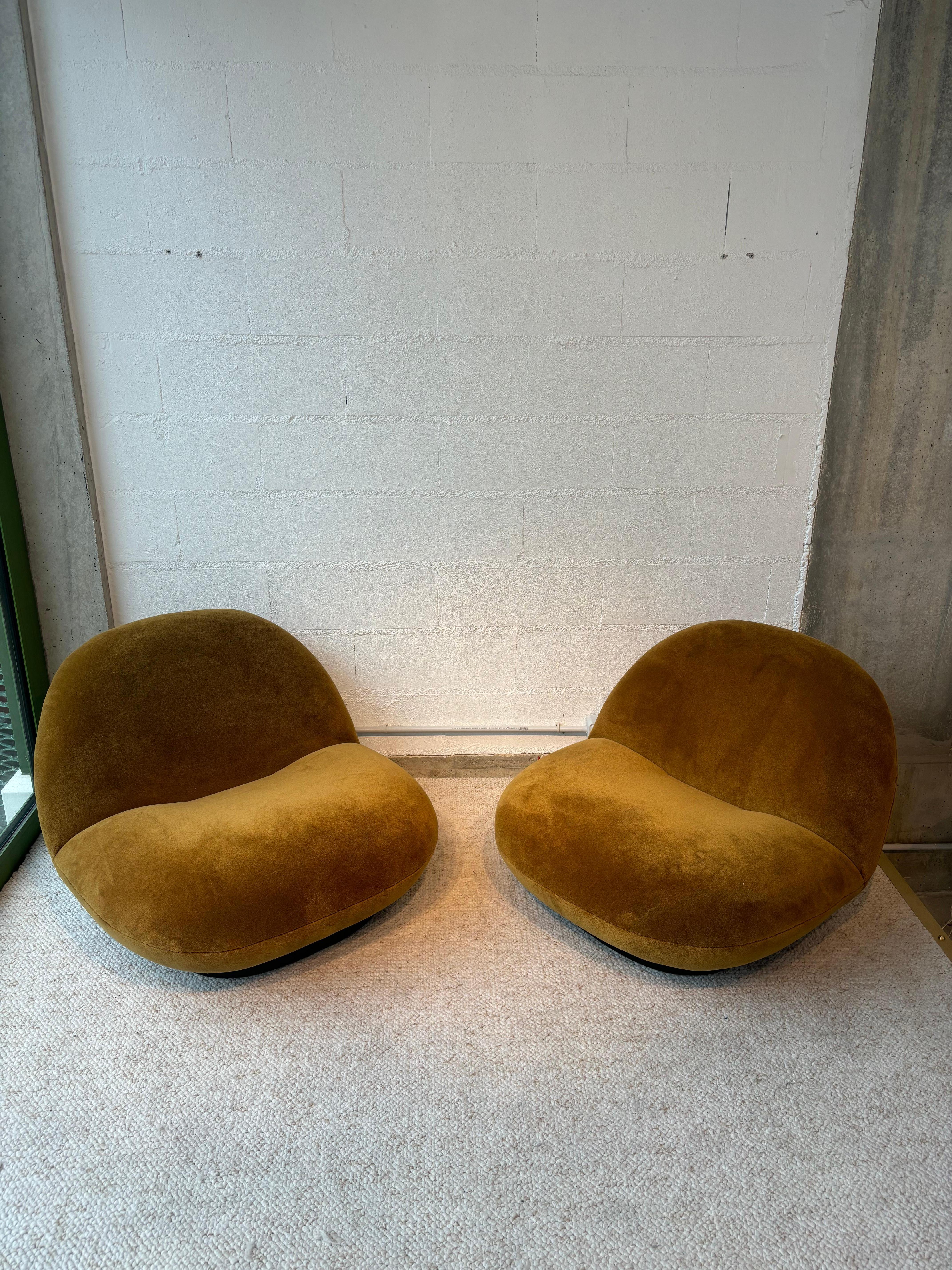 Fin du 20e siècle Rare chaise à pantoufles Pacha originale de Pierre Paulin en vente