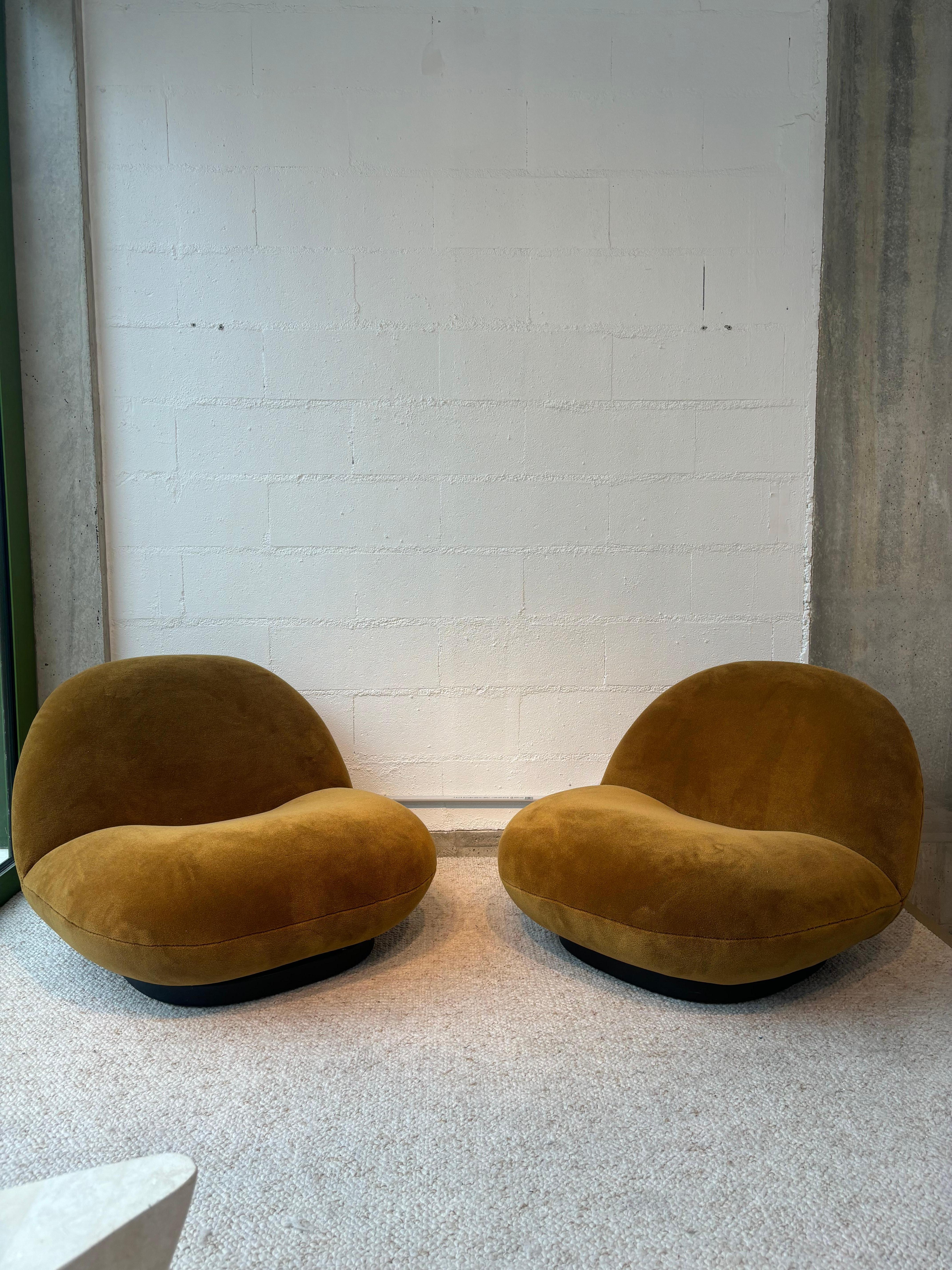 Métal Rare chaise à pantoufles Pacha originale de Pierre Paulin en vente