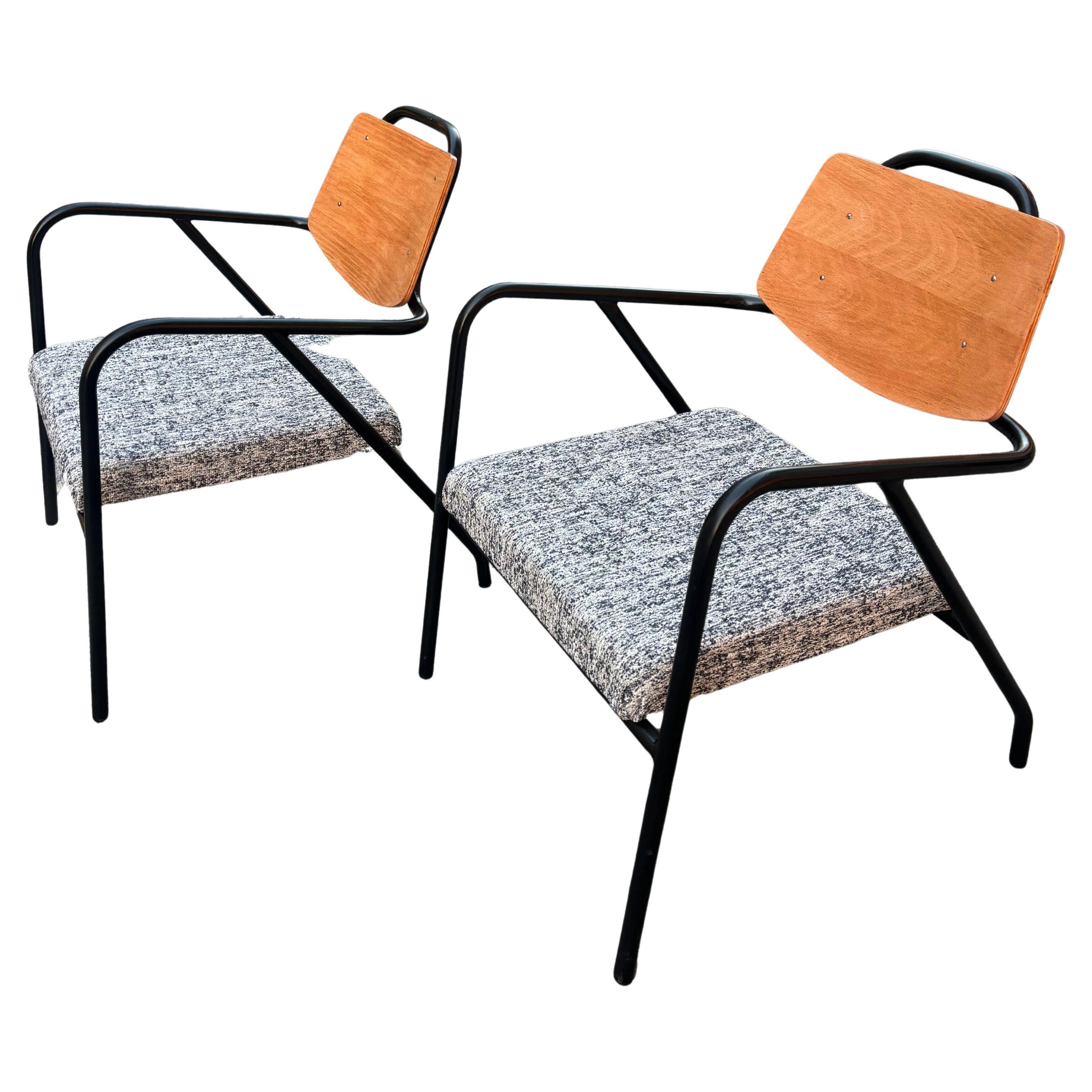 Scarce pair pf armchairs by Raphael Raffel for Anthony universty im Angebot