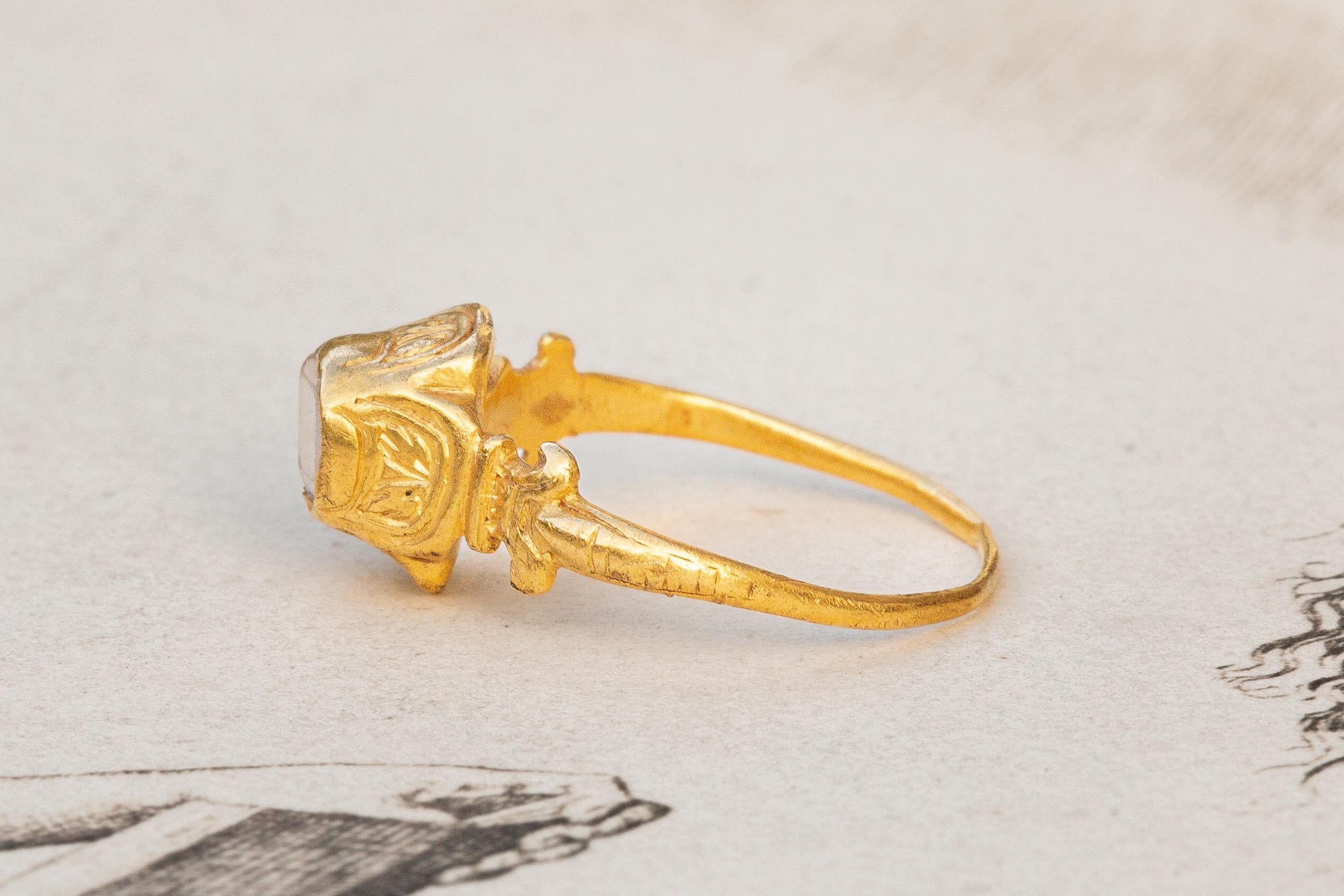 medieval wedding rings