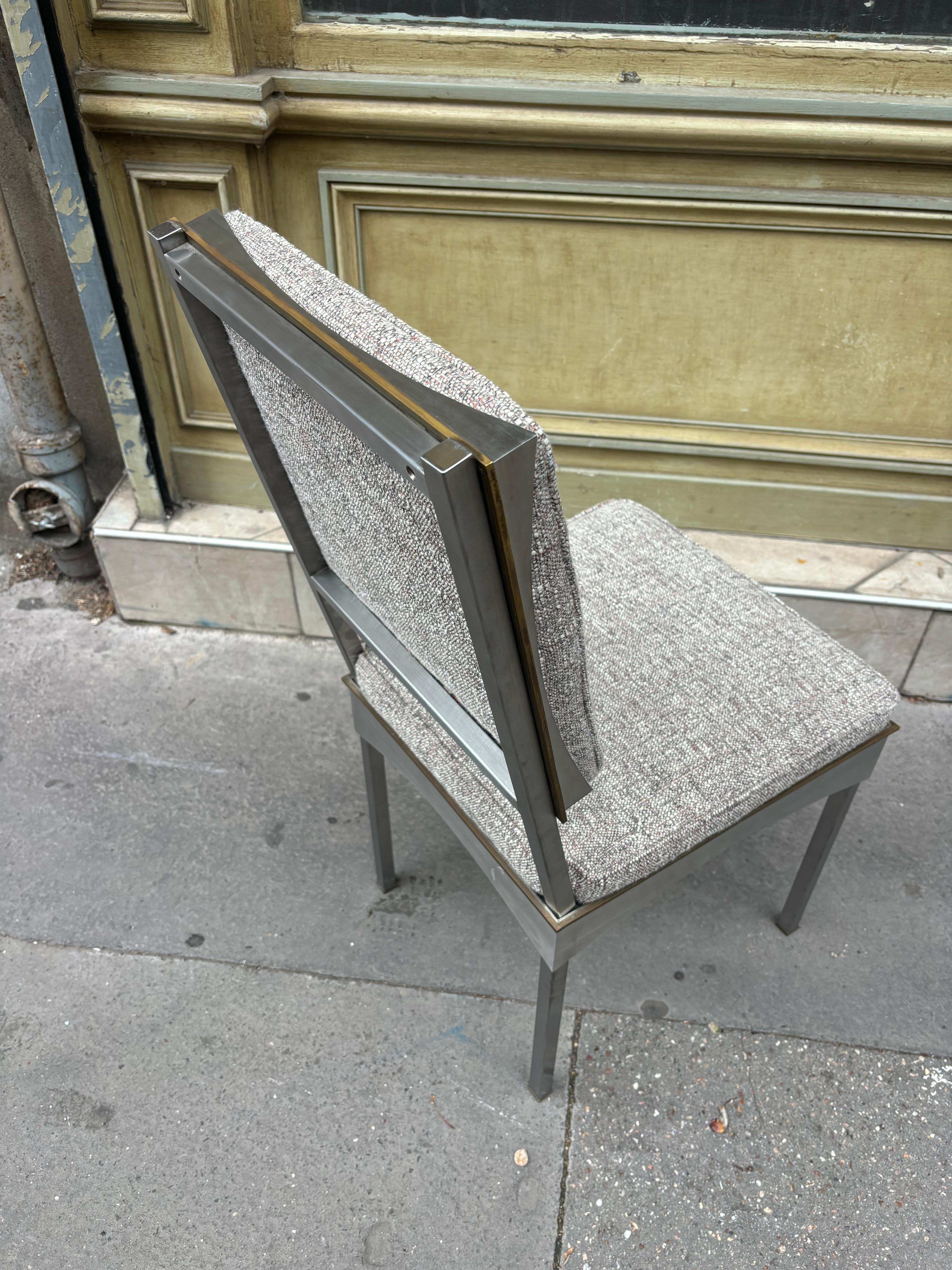 Scarce set of 12 chairs by Daniel Passegrimaud For Sale 13