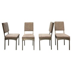Scarce set of 12 chairs by Daniel Passegrimaud