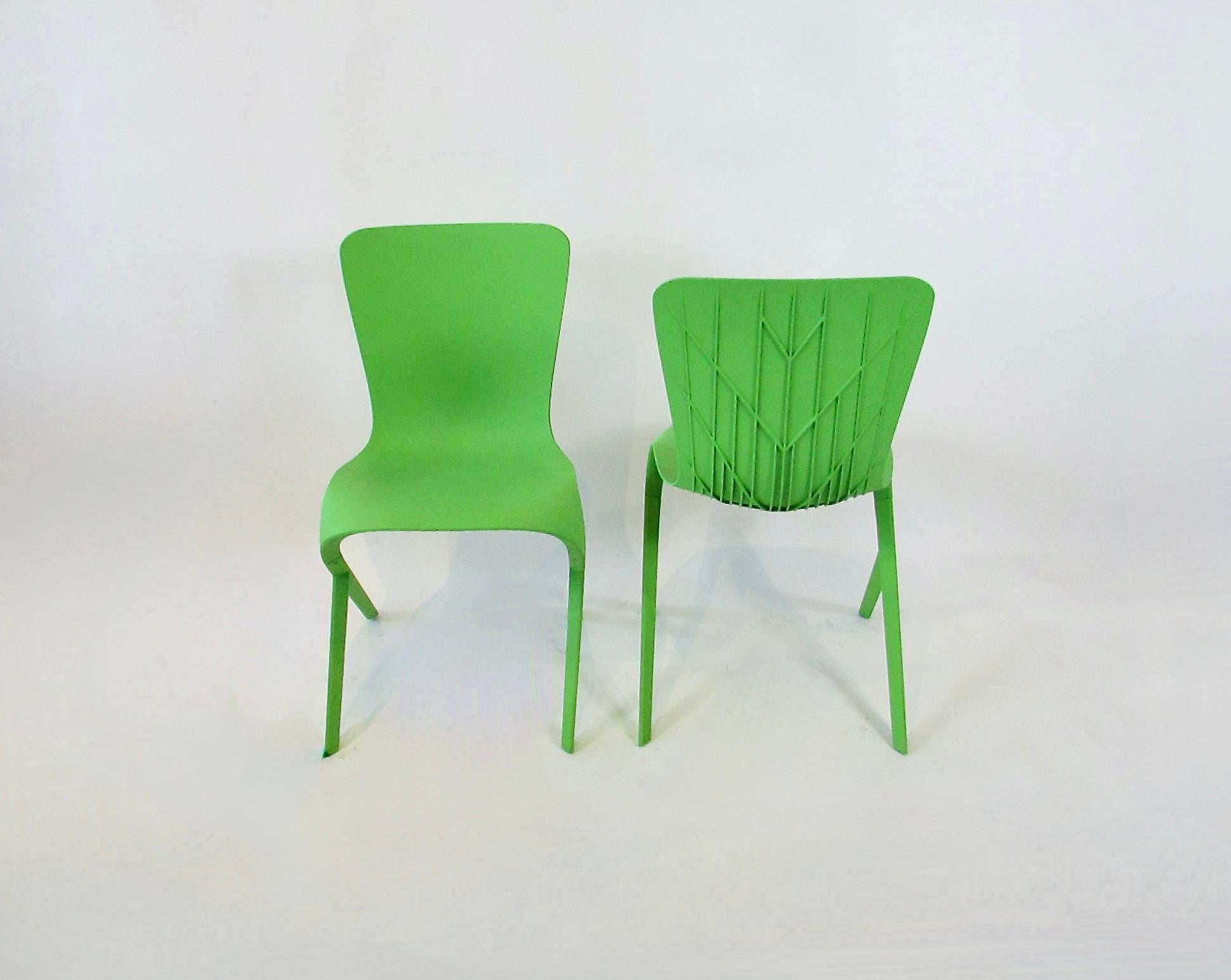 Rare ensemble de quatre  Chaises Green Washington 