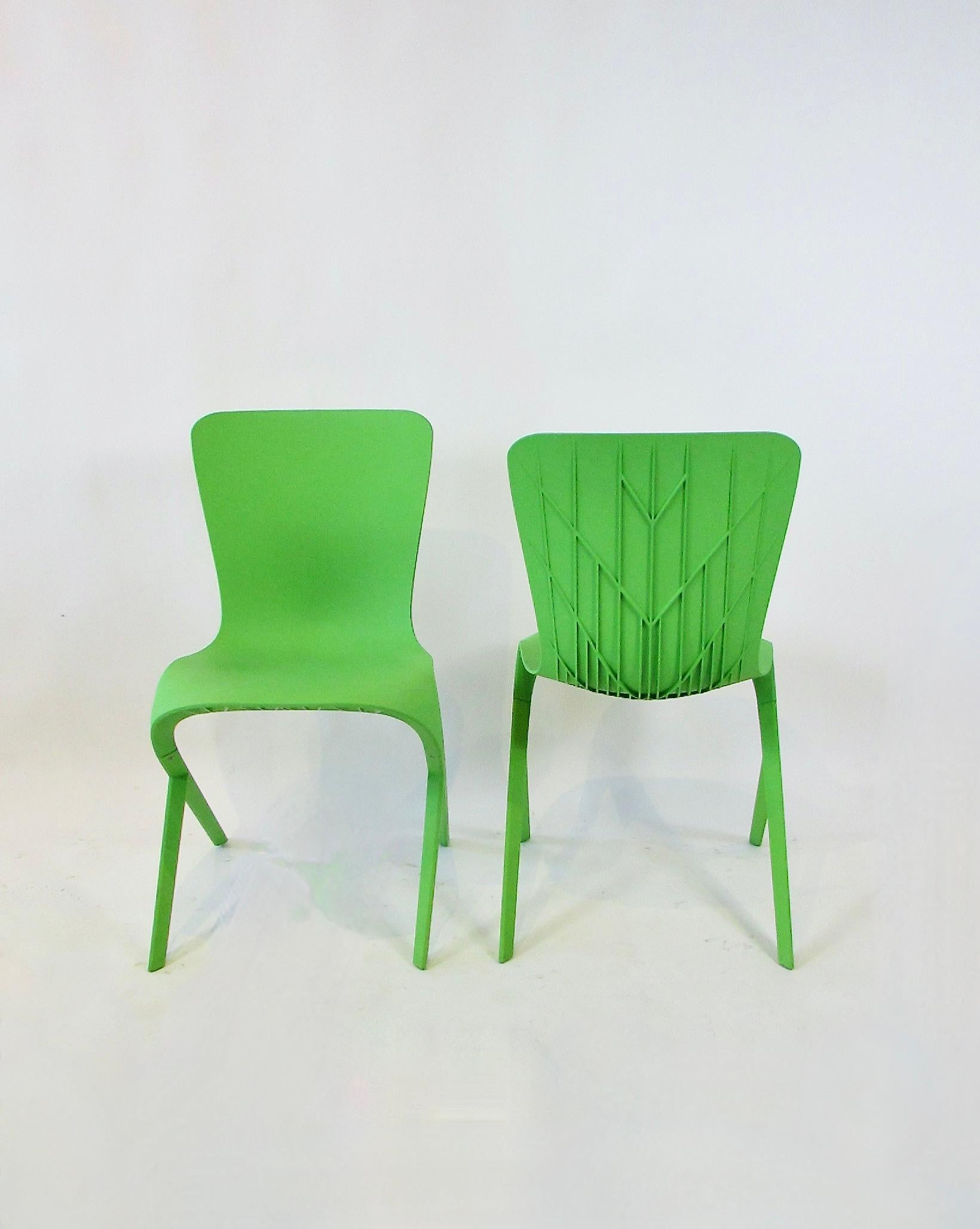 Rare ensemble de quatre  Chaises Green Washington 