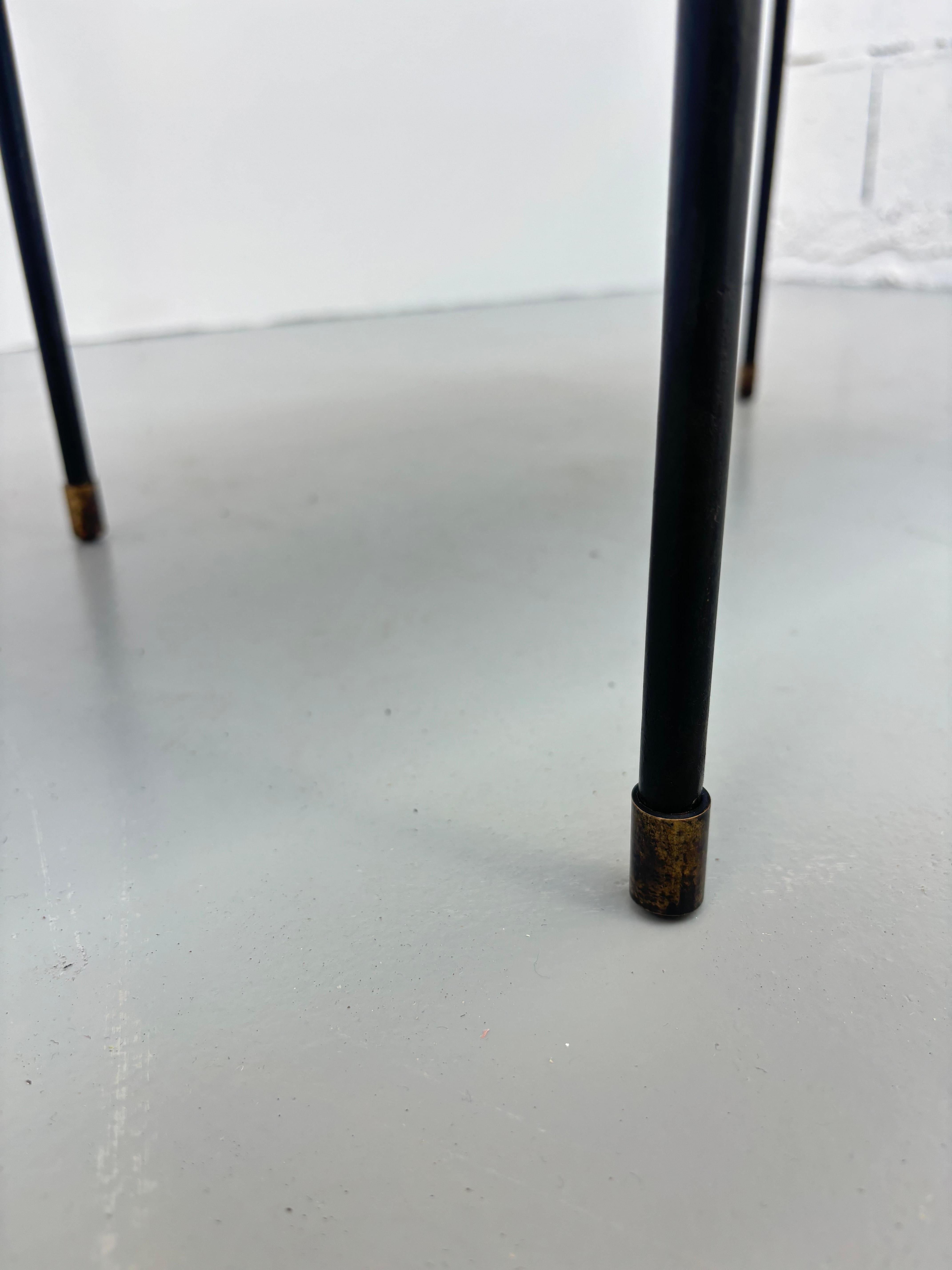 Scarce side table by Mathieu Matégot For Sale 6