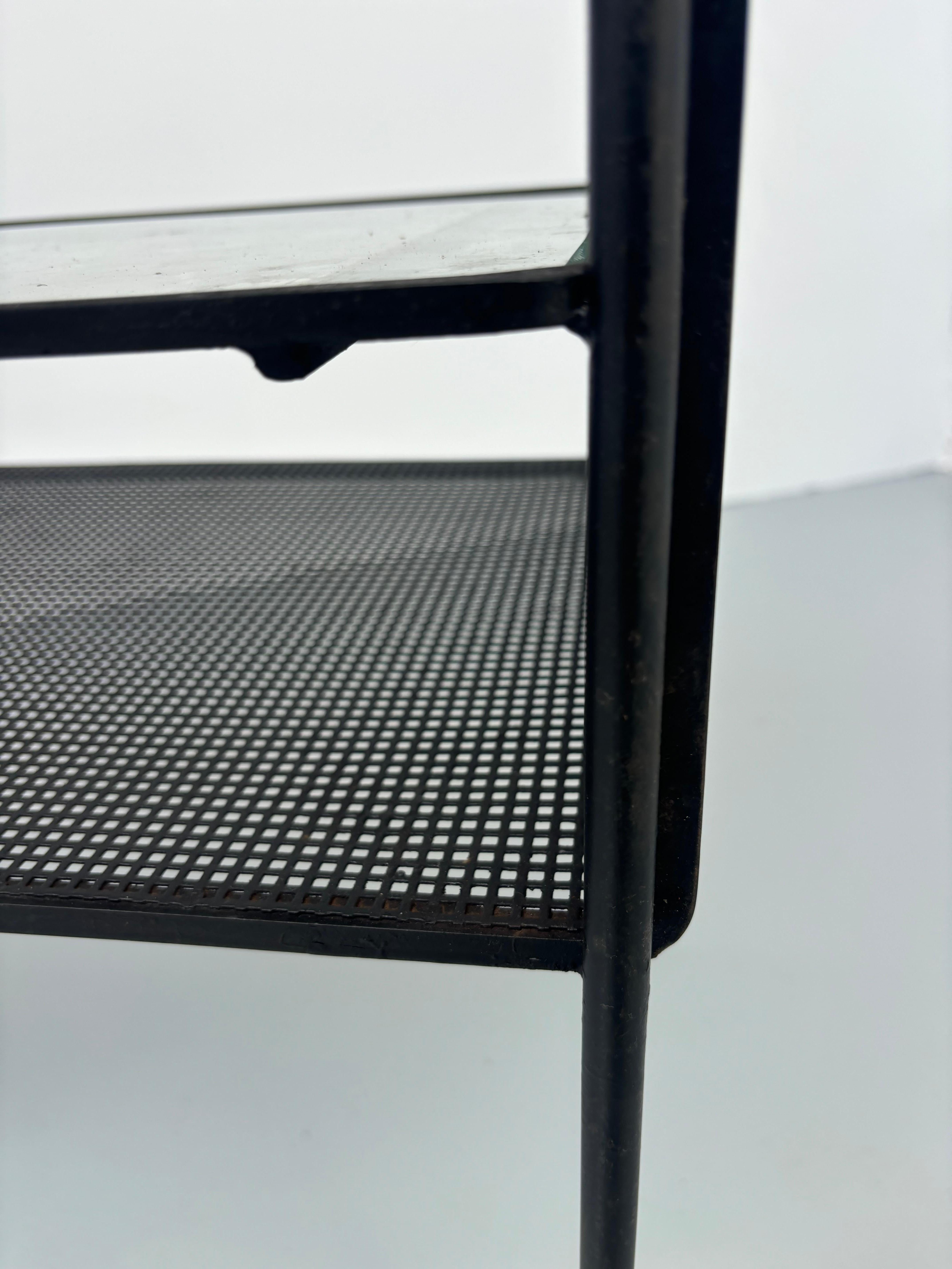 Scarce side table by Mathieu Matégot For Sale 7
