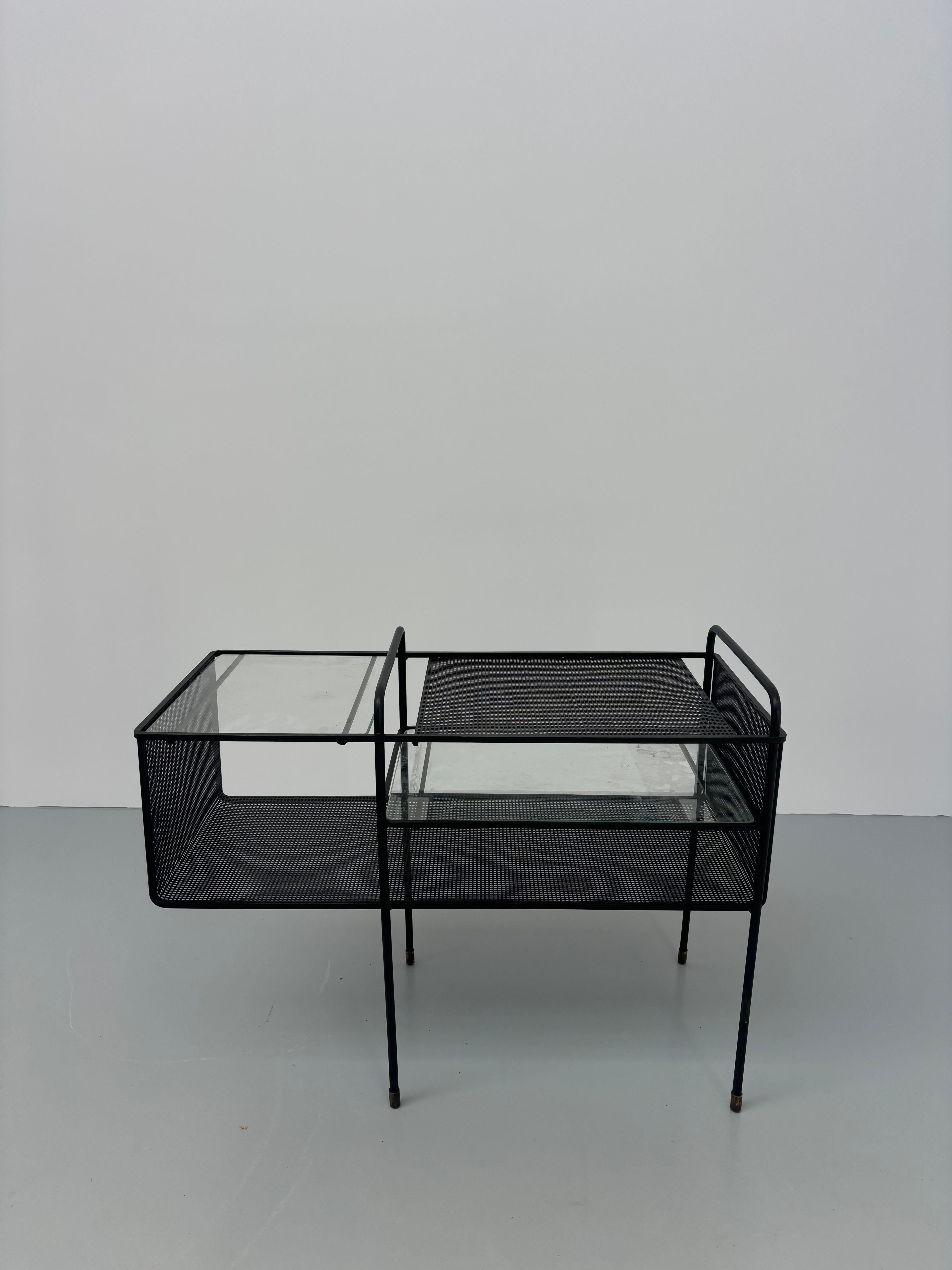 French Scarce side table by Mathieu Matégot For Sale