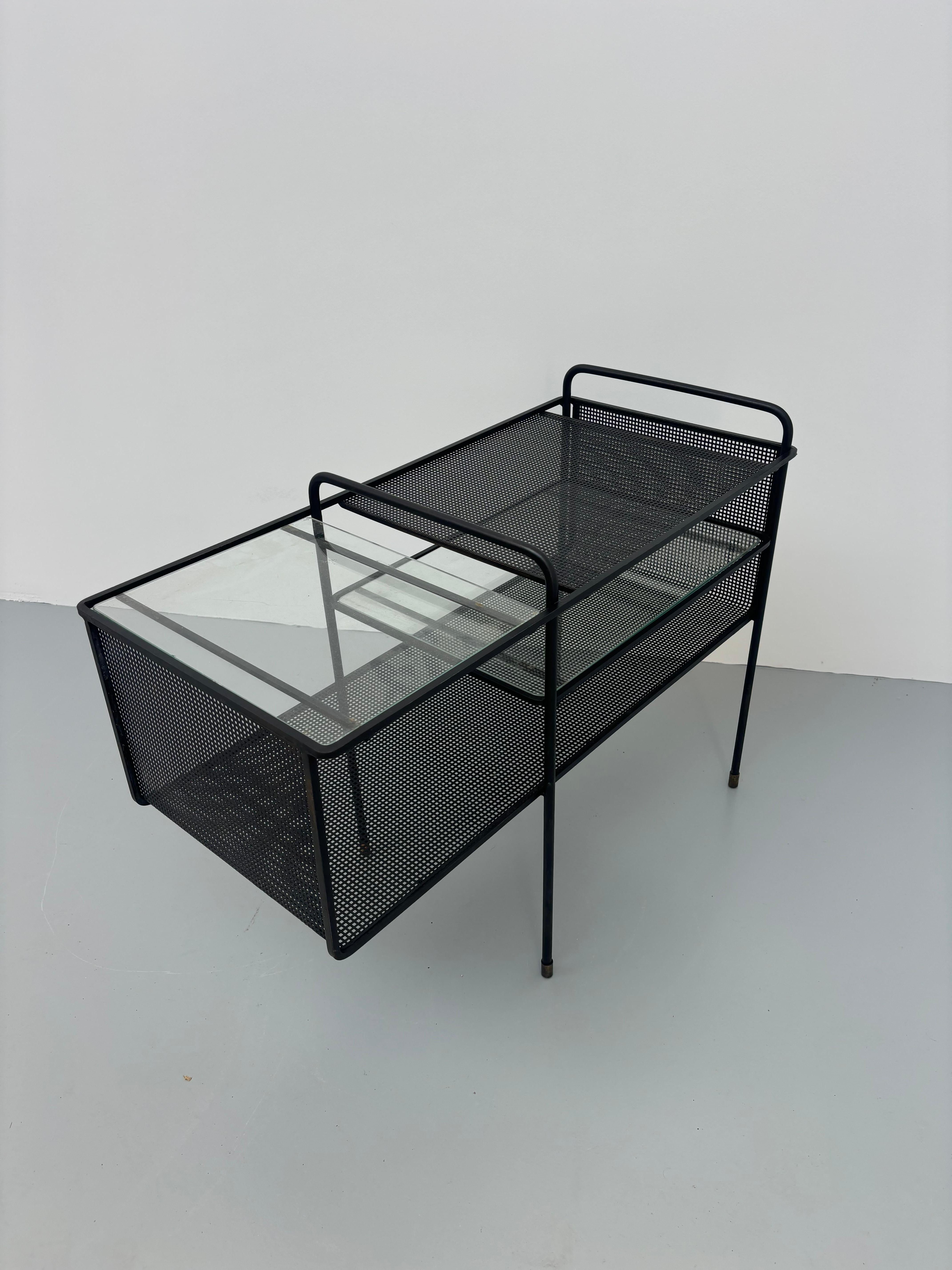 Mid-20th Century Scarce side table by Mathieu Matégot For Sale